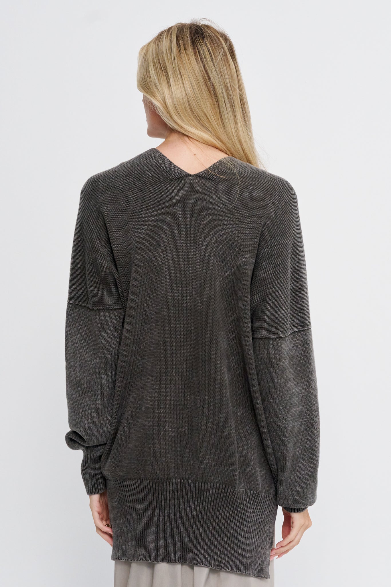 Fade Cardigan, Washed Ink