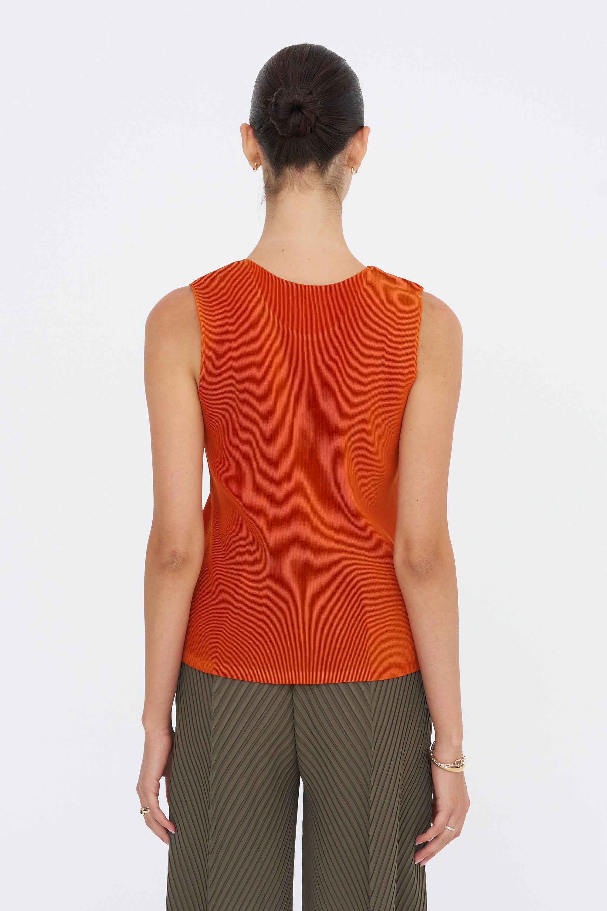 Mist July Top, Orange