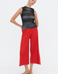 Stripe Plating Knit, Black