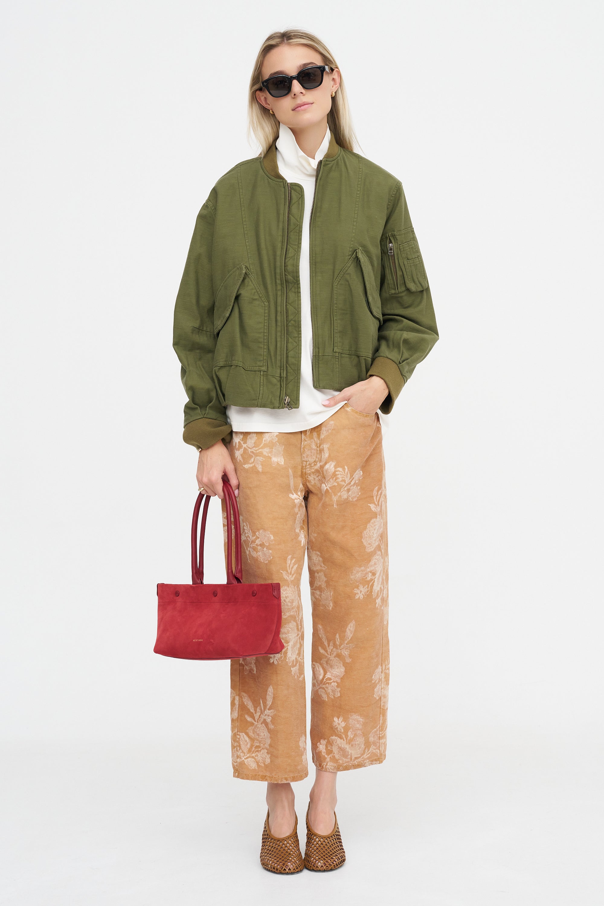 X-BF Pant, Orange Floral