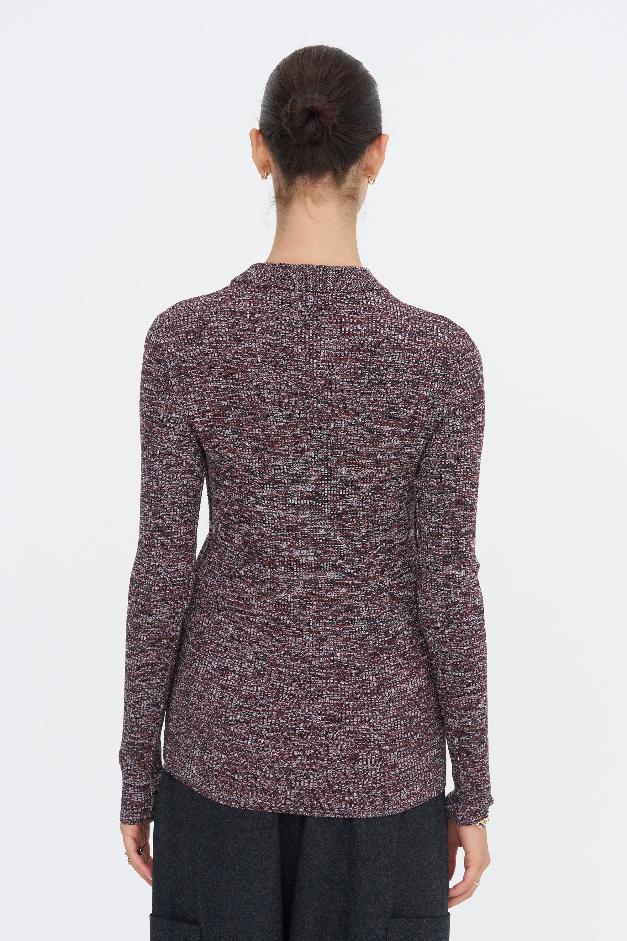 Knit Top, Bordeaux