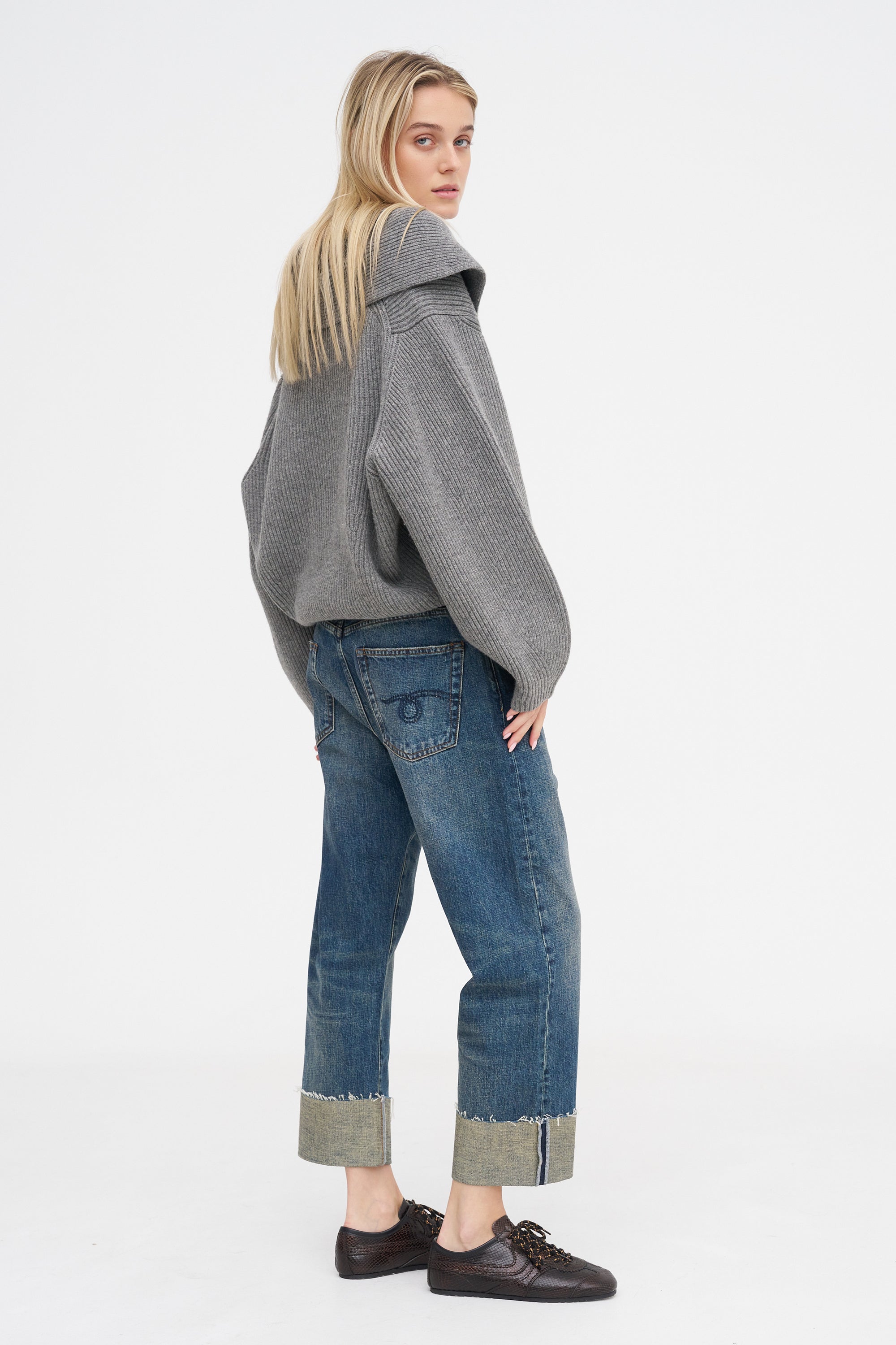 Cuffed X-BF Jean, Renegade Blue