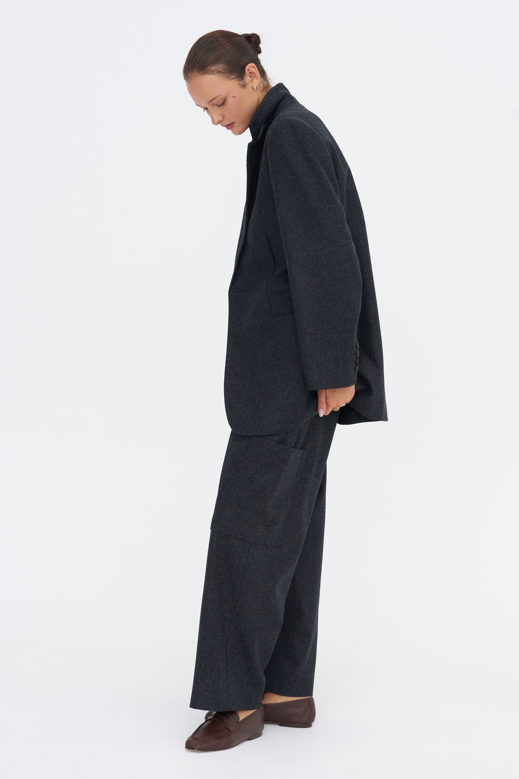 Side-Pocket Pants, Anthracite