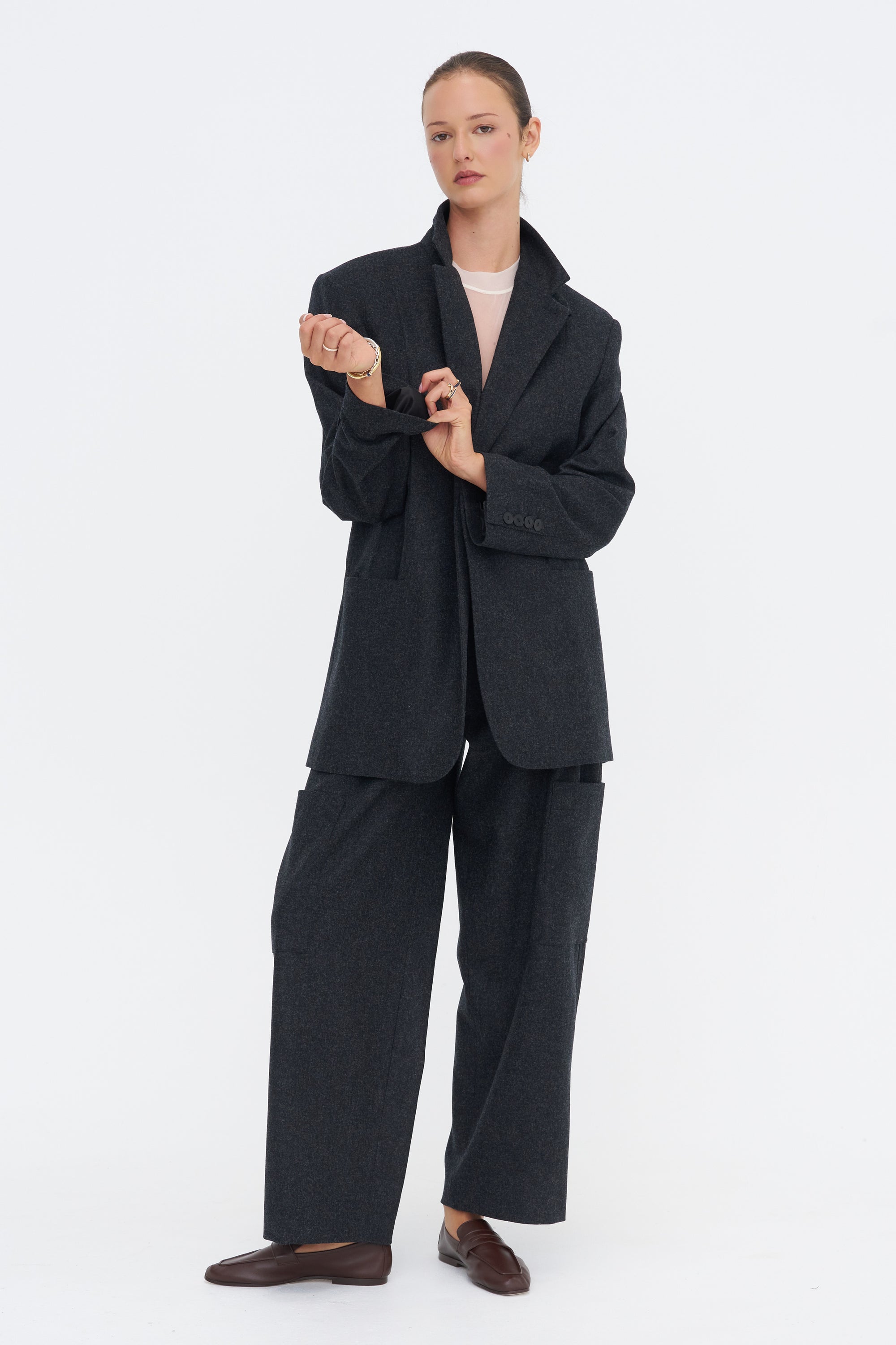 Side-Pocket Pants, Anthracite