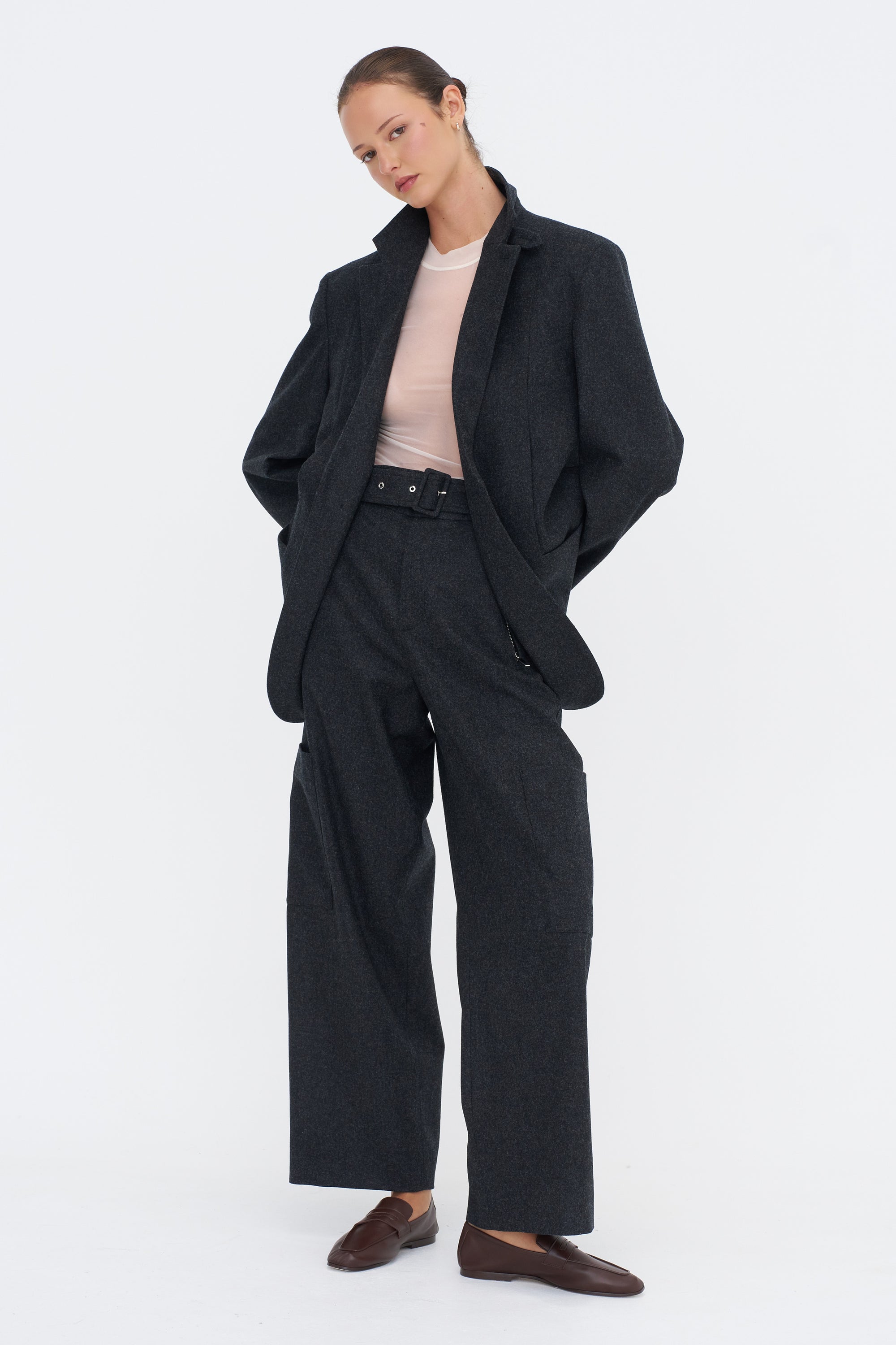 Side-Pocket Pants, Anthracite