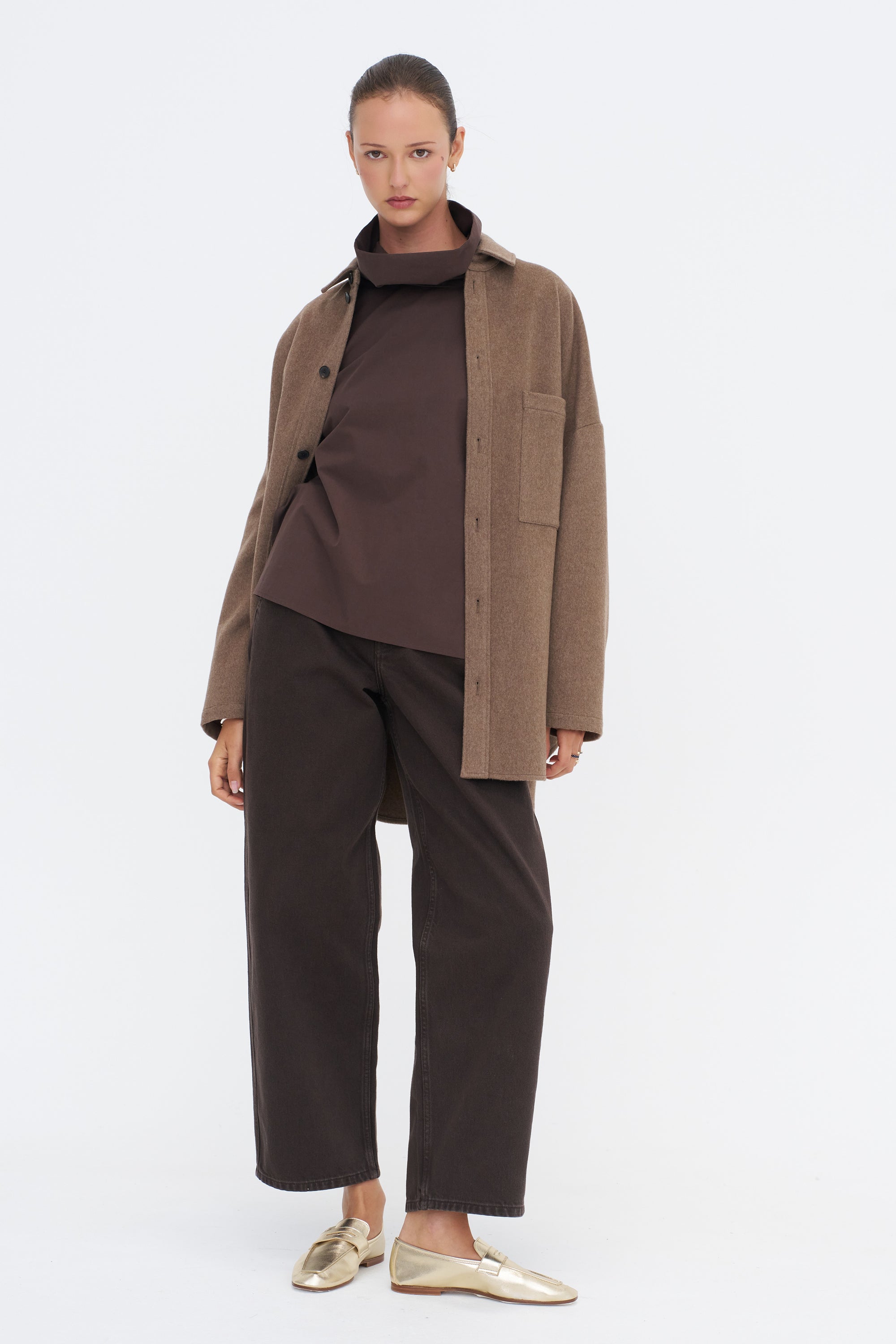 Sleeveless Top, Chocolate