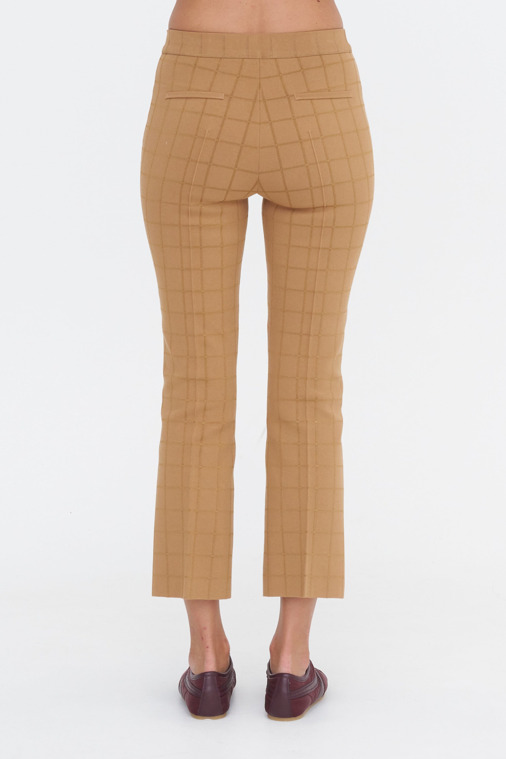 Windowpane Kick Pant, Butterscotch Combo