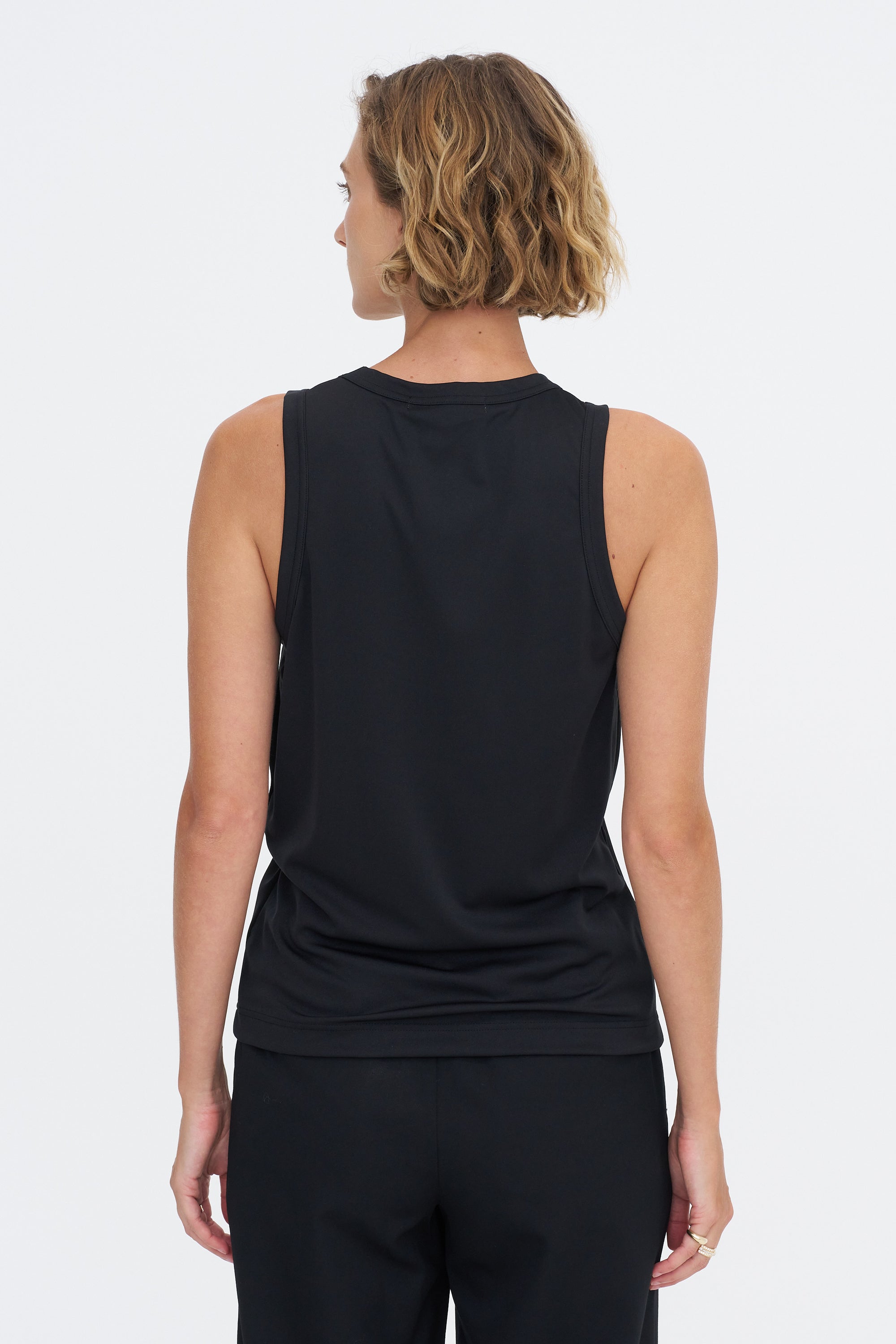 Rosette Tank, Black