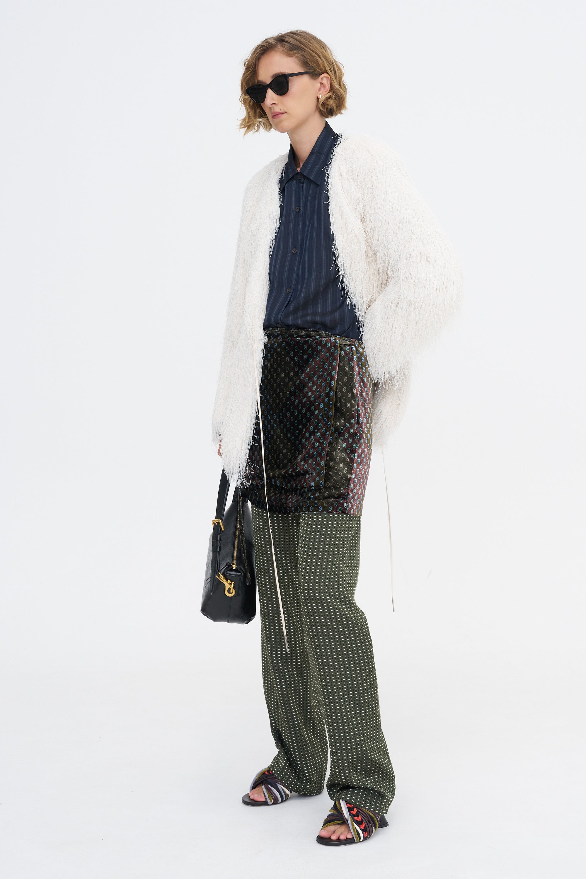 Wrap Skirt-Pant, Khaki