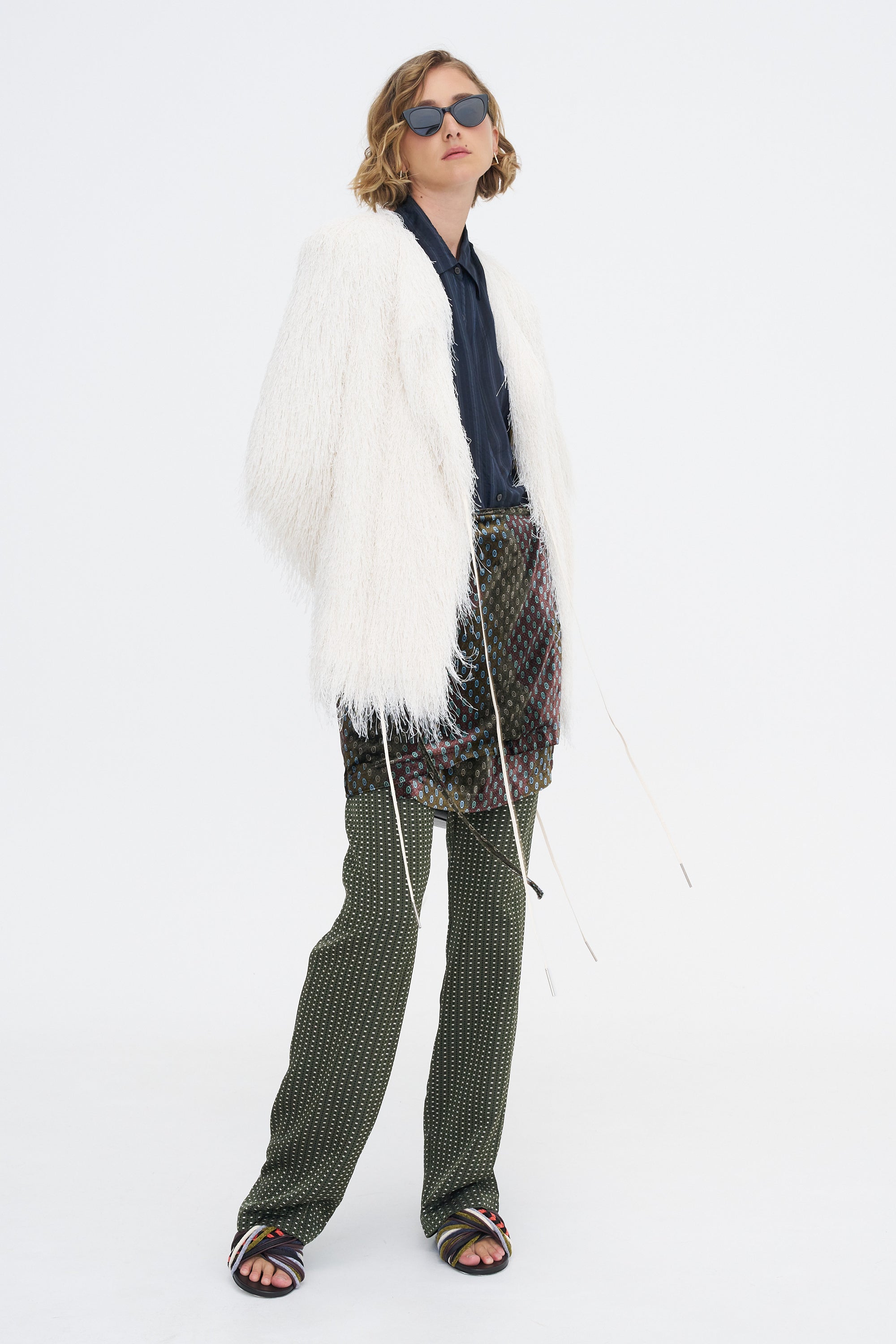Wrap Skirt-Pant, Khaki