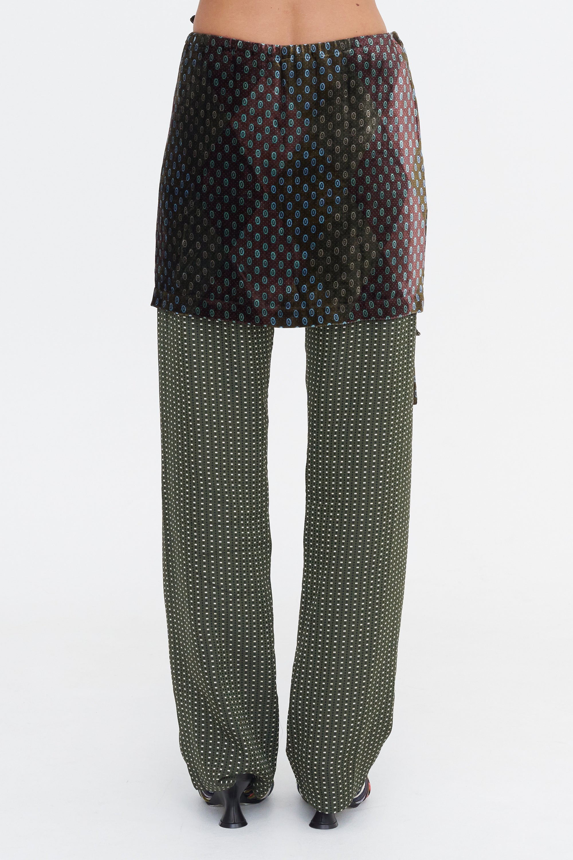 Wrap Skirt-Pant, Khaki