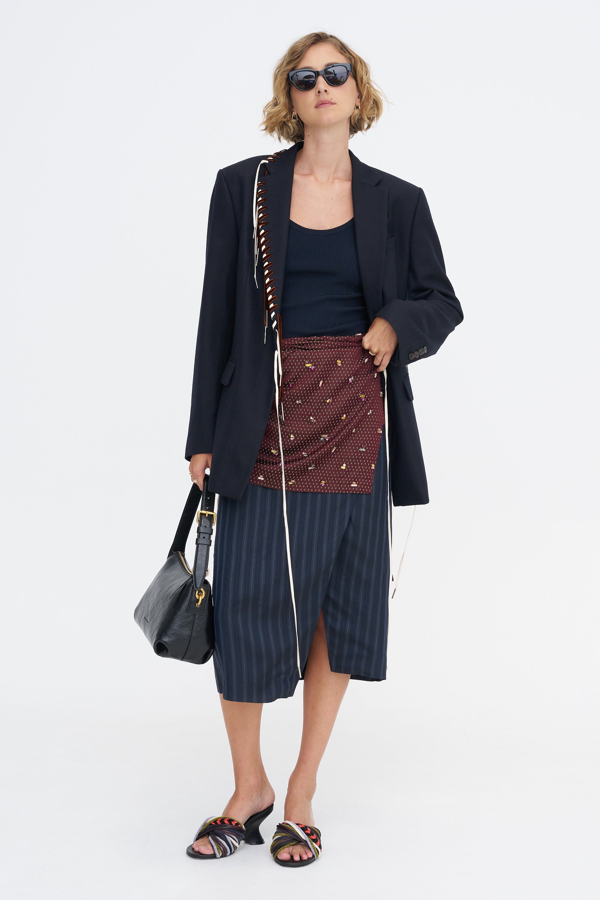 Whip Stitch Jacket, Navy