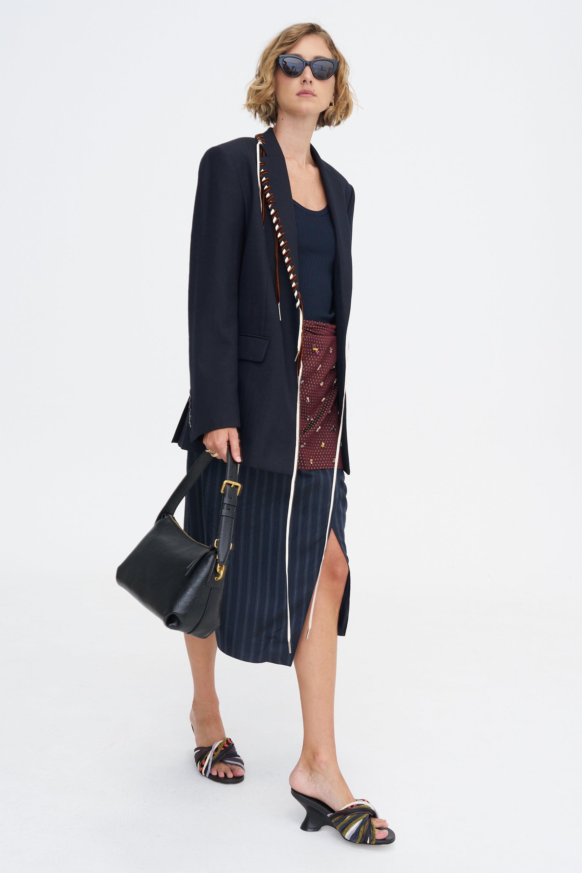 Whip Stitch Jacket, Navy