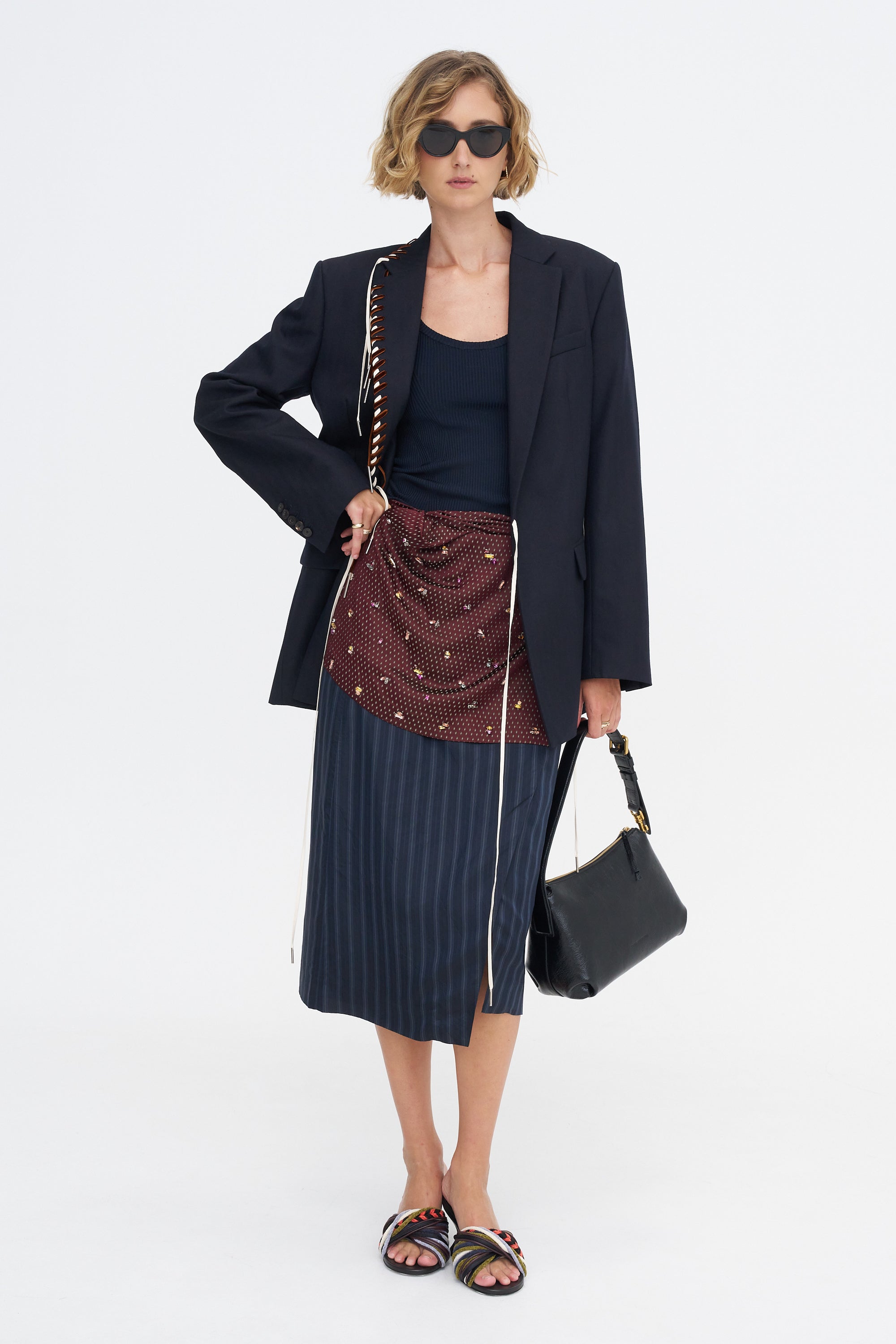 Whip Stitch Jacket, Navy
