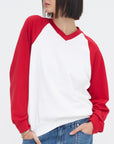 Perfect T-Shirt Vintage Sweatshirt, Red Multi