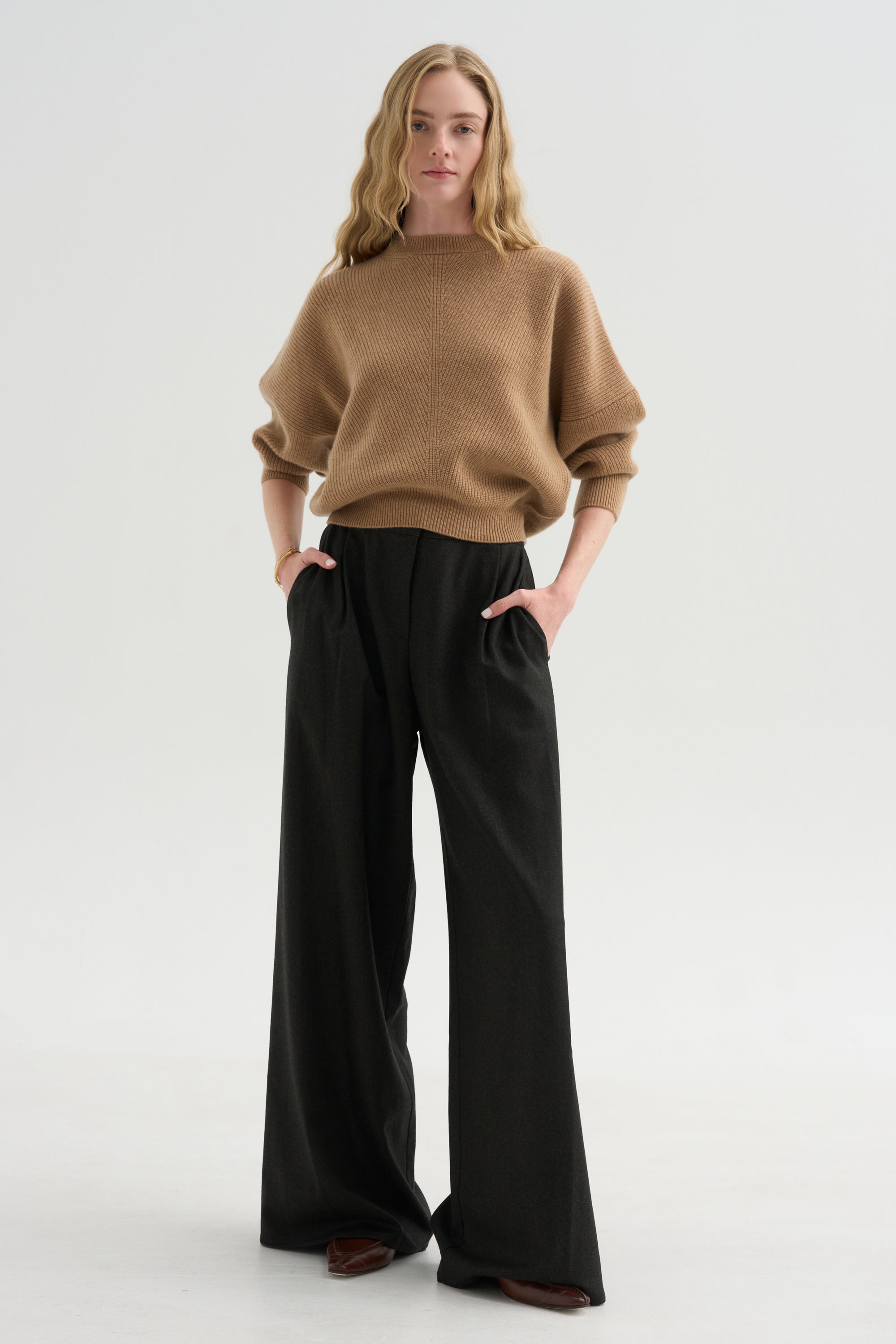 Mina Batwing Three-Quarter Sweater