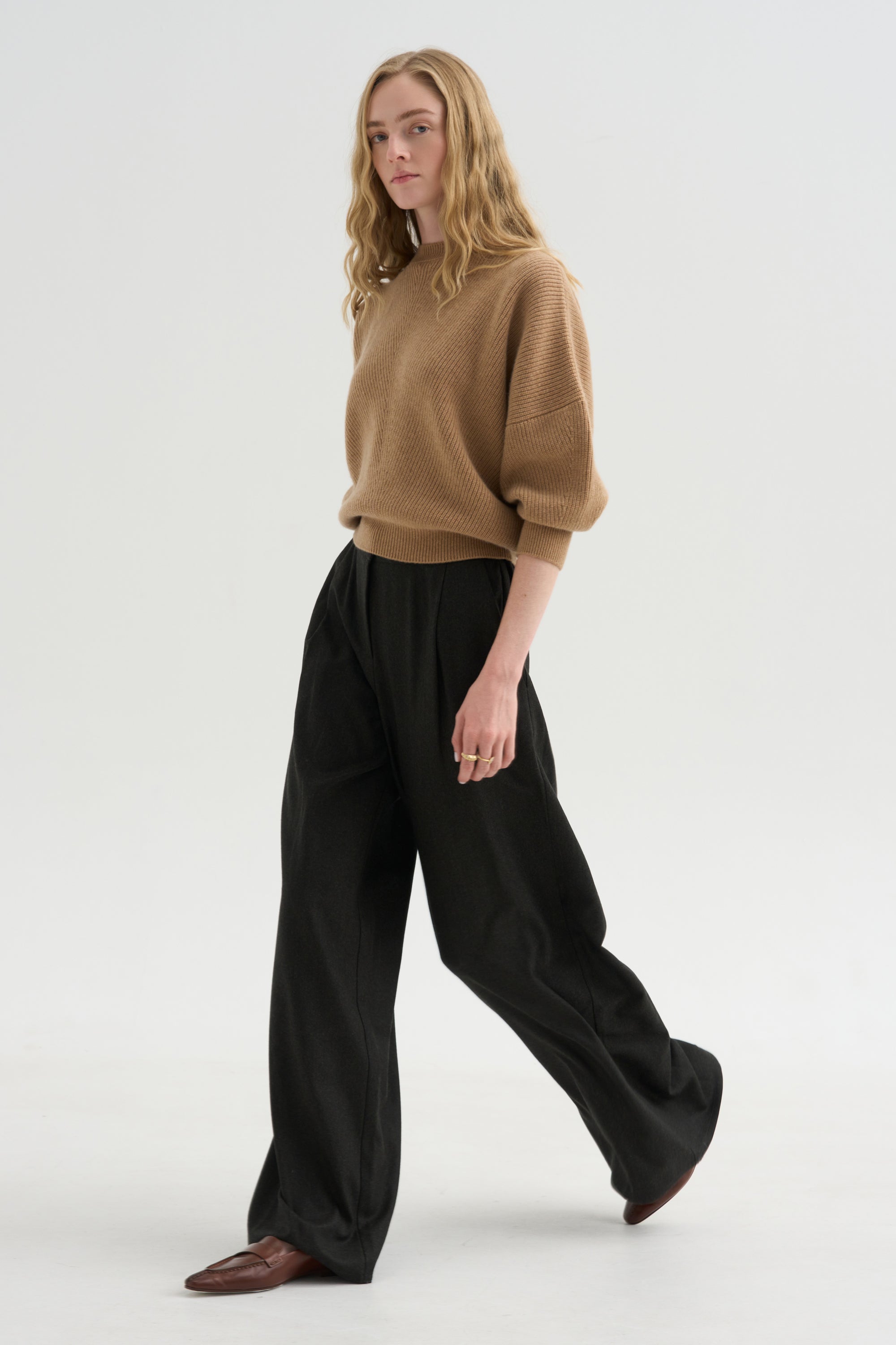 Mina Batwing Three-Quarter Sweater