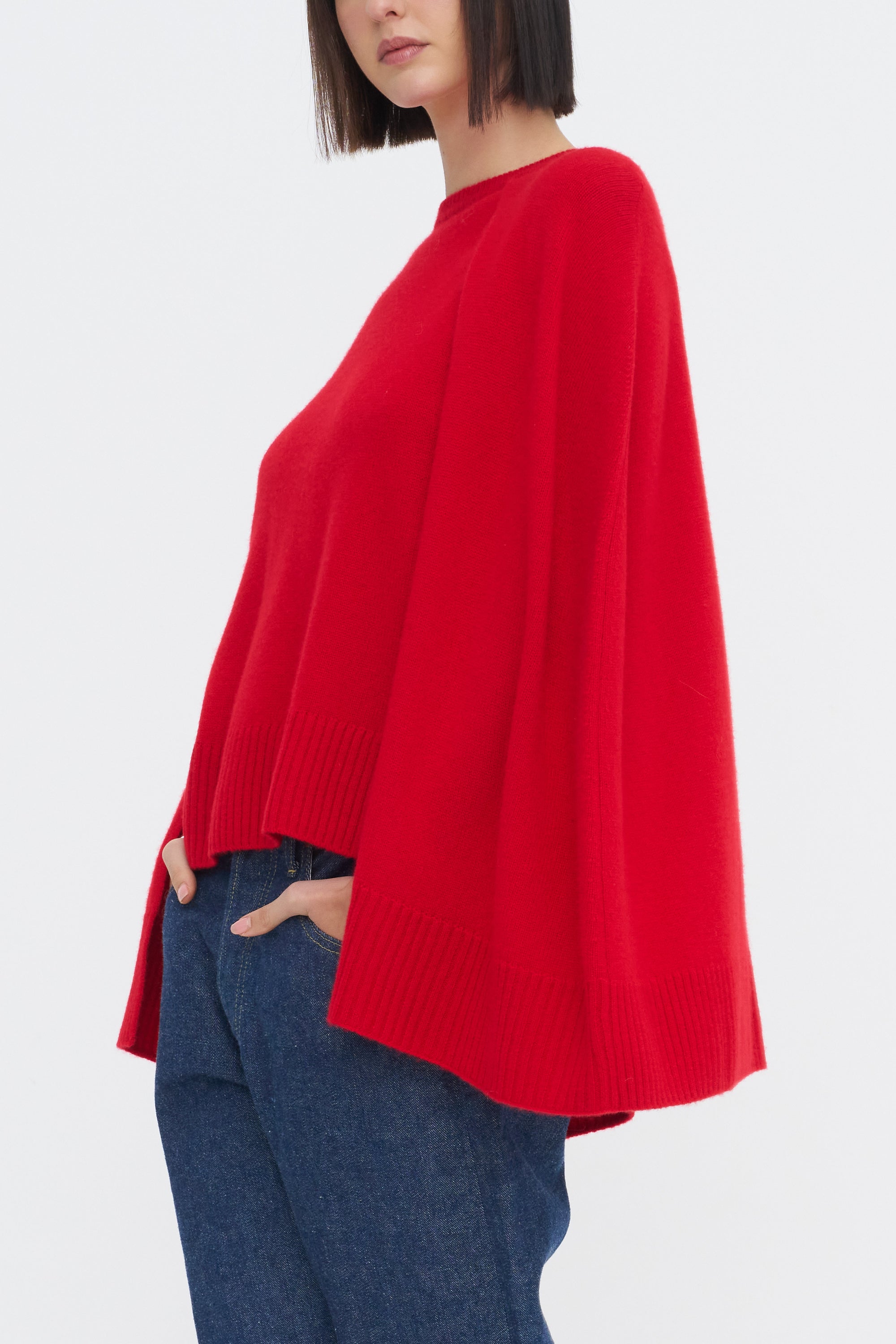 Crew Cape Knit, Poppy