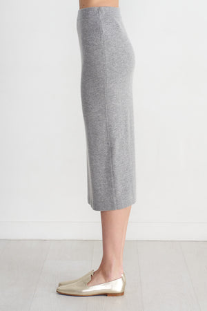 Allude - Long Skirt, Heather Melange