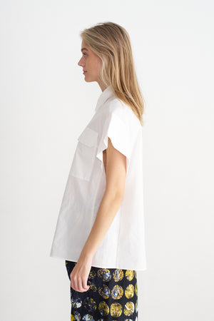 GAUCHERE - Pocket Shirt, White