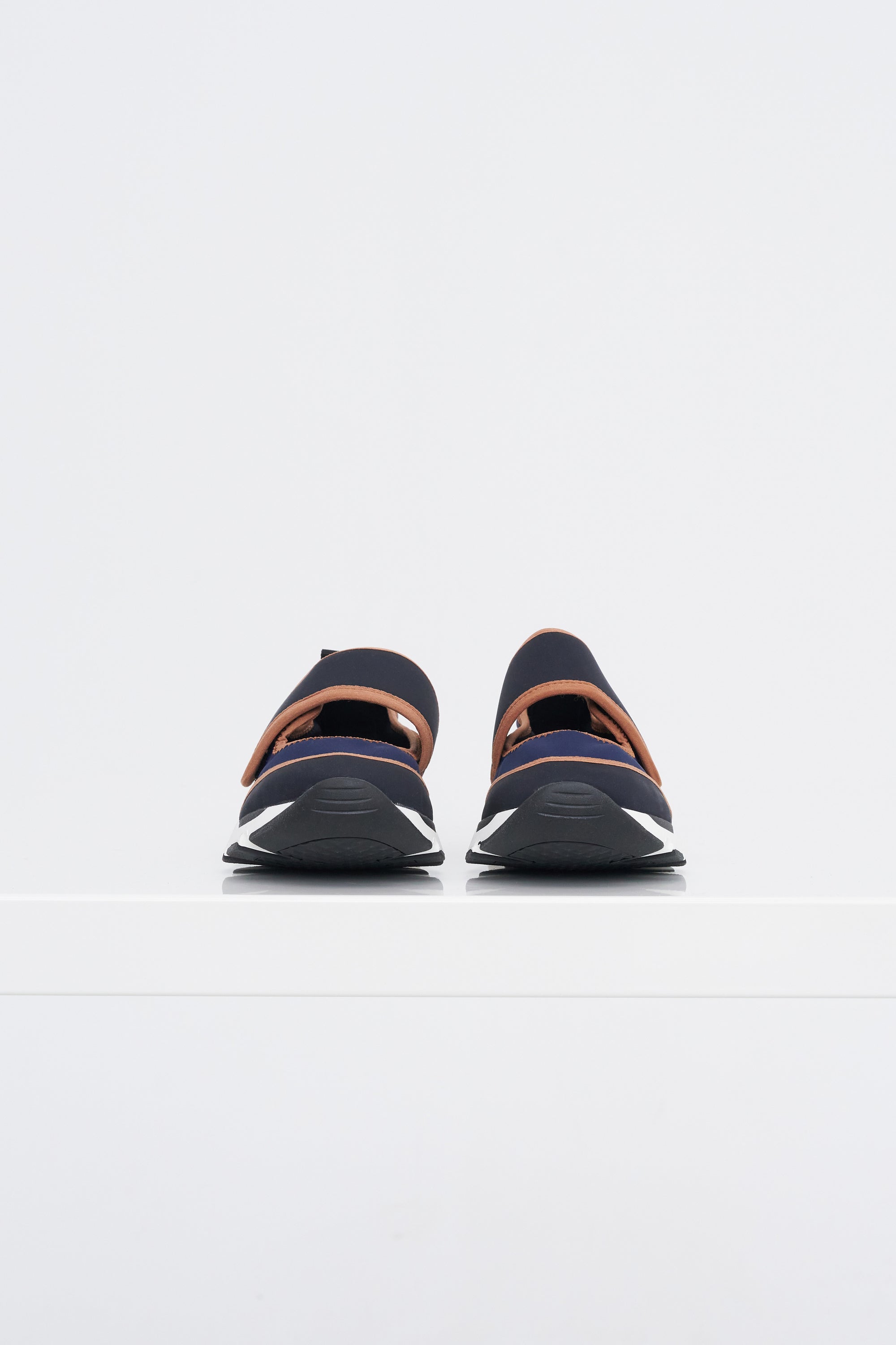 Mary Jane Running Sneaker, Deep Blue &amp; Black