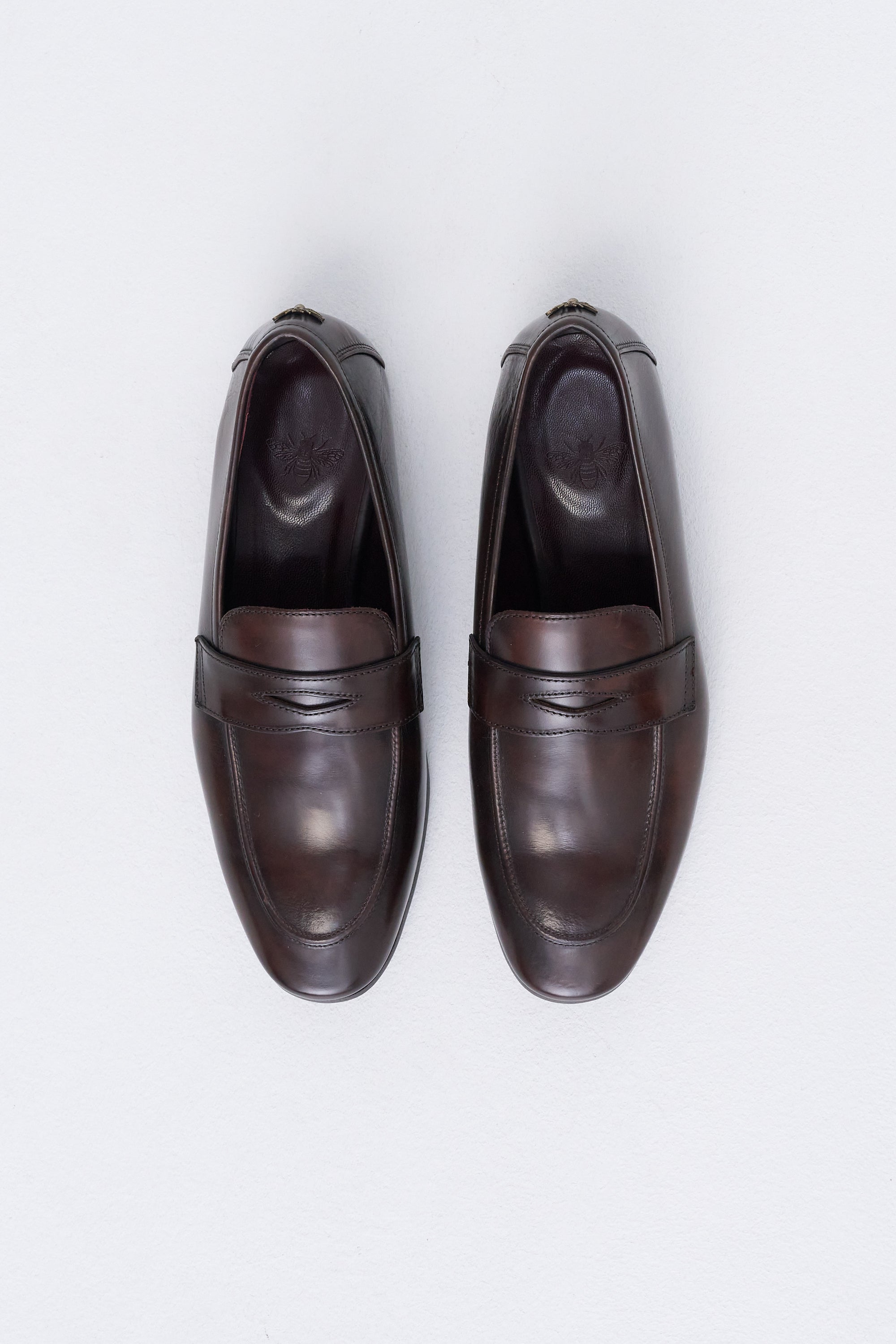 Degradè Brushed Leather Flaneur, Brown
