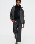 Faux Leather Pants, Black