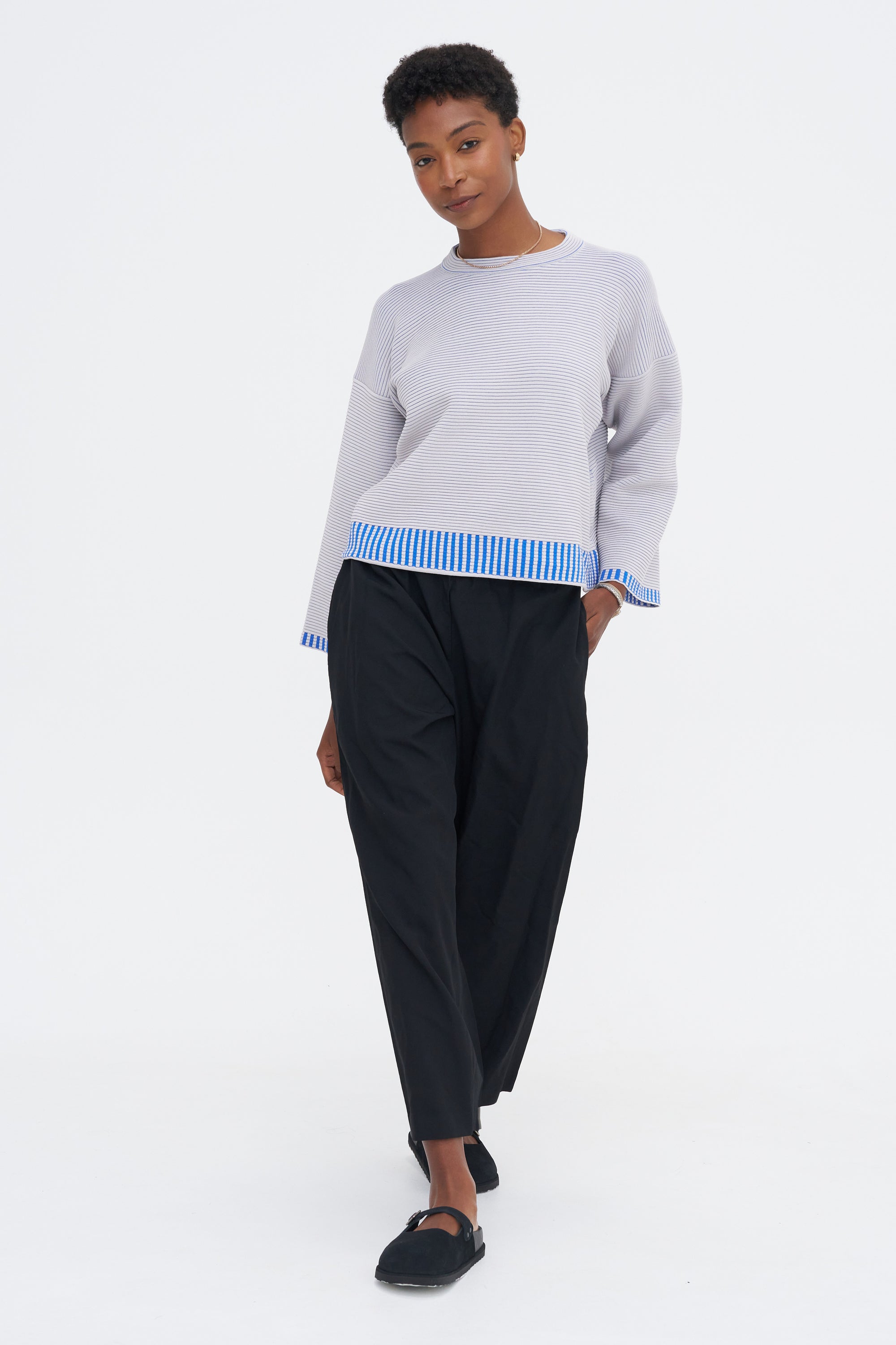 Wide Leg Pants, Black
