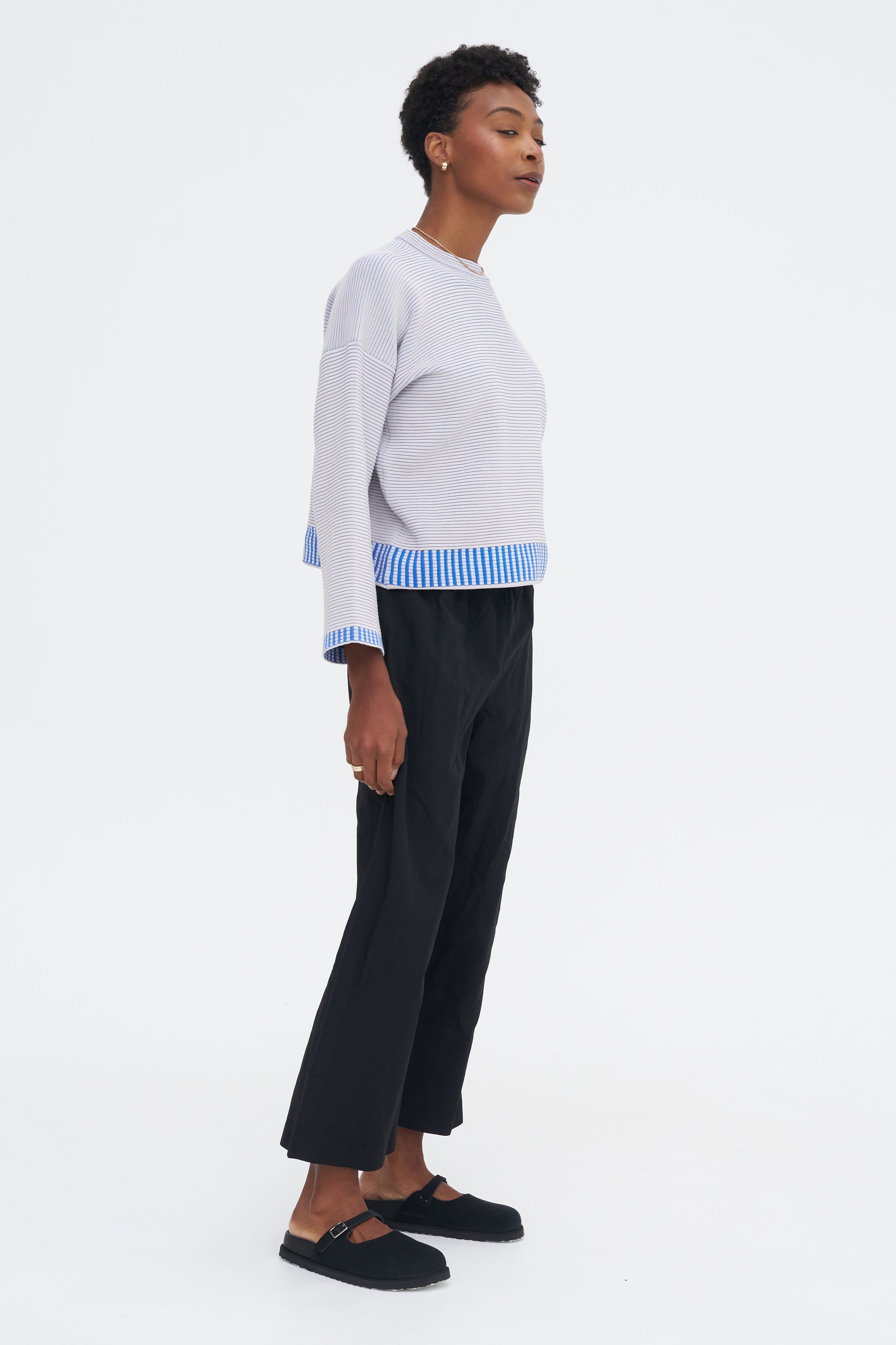 Wide Leg Pants, Black