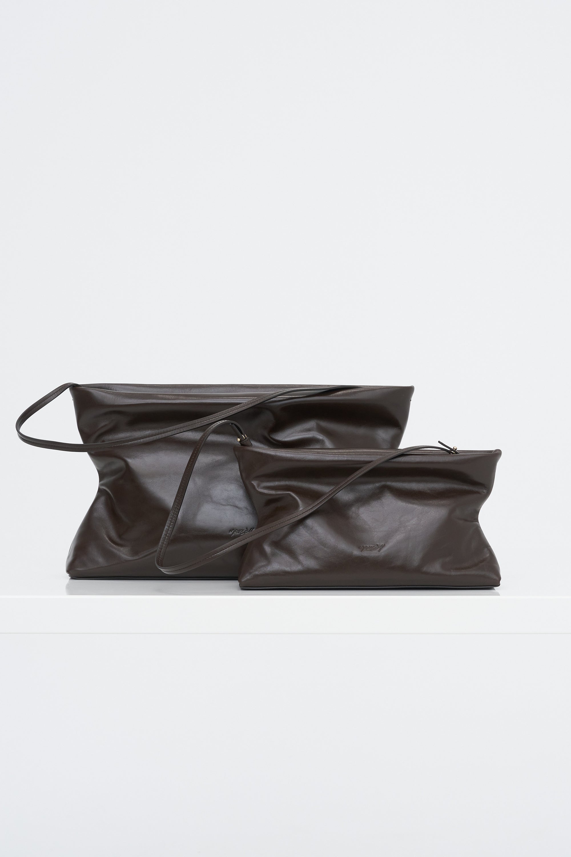 Dipi Clutch, Dark Brown