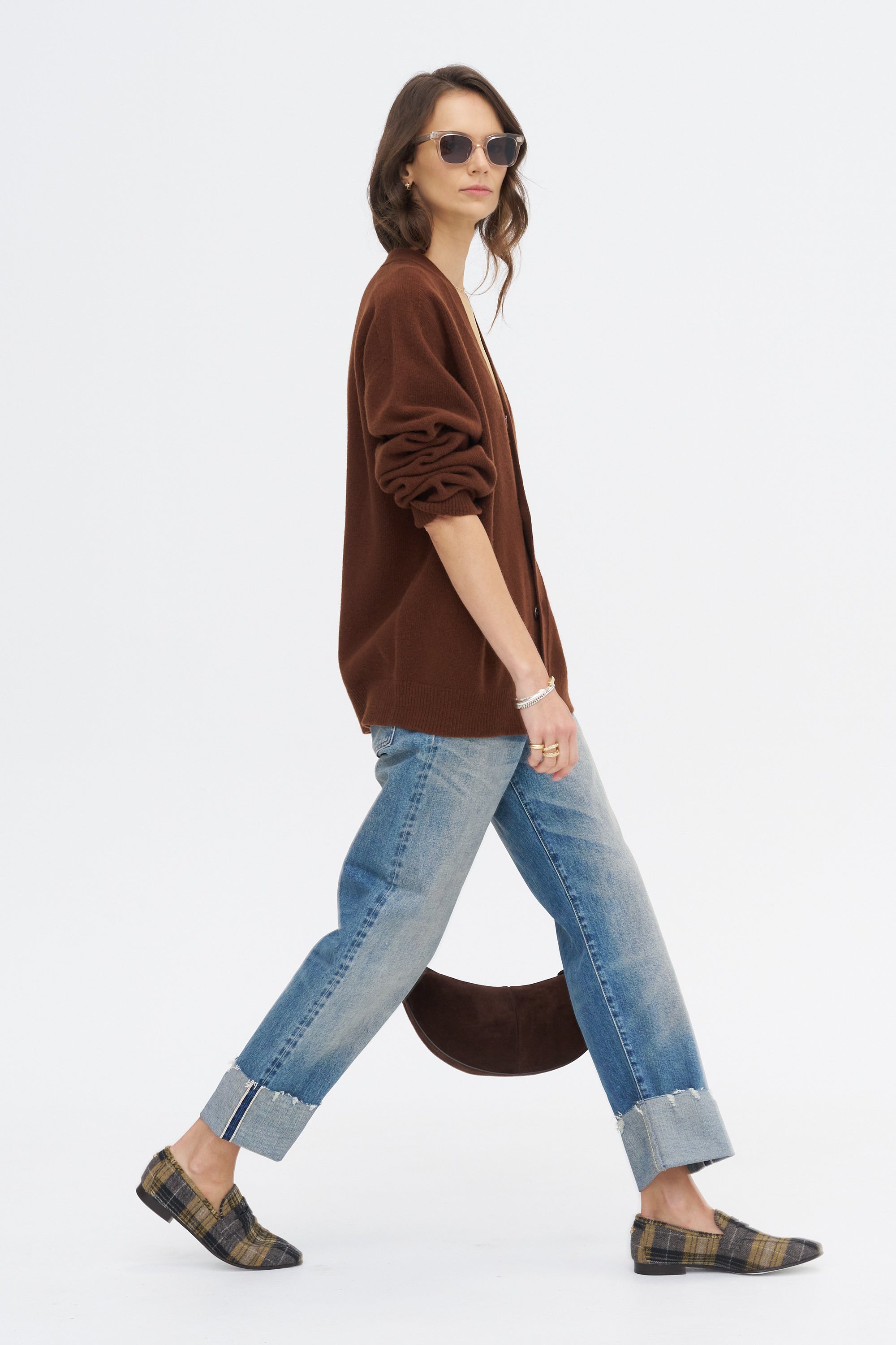 Tartan Flaneur, Beige &amp; Brown