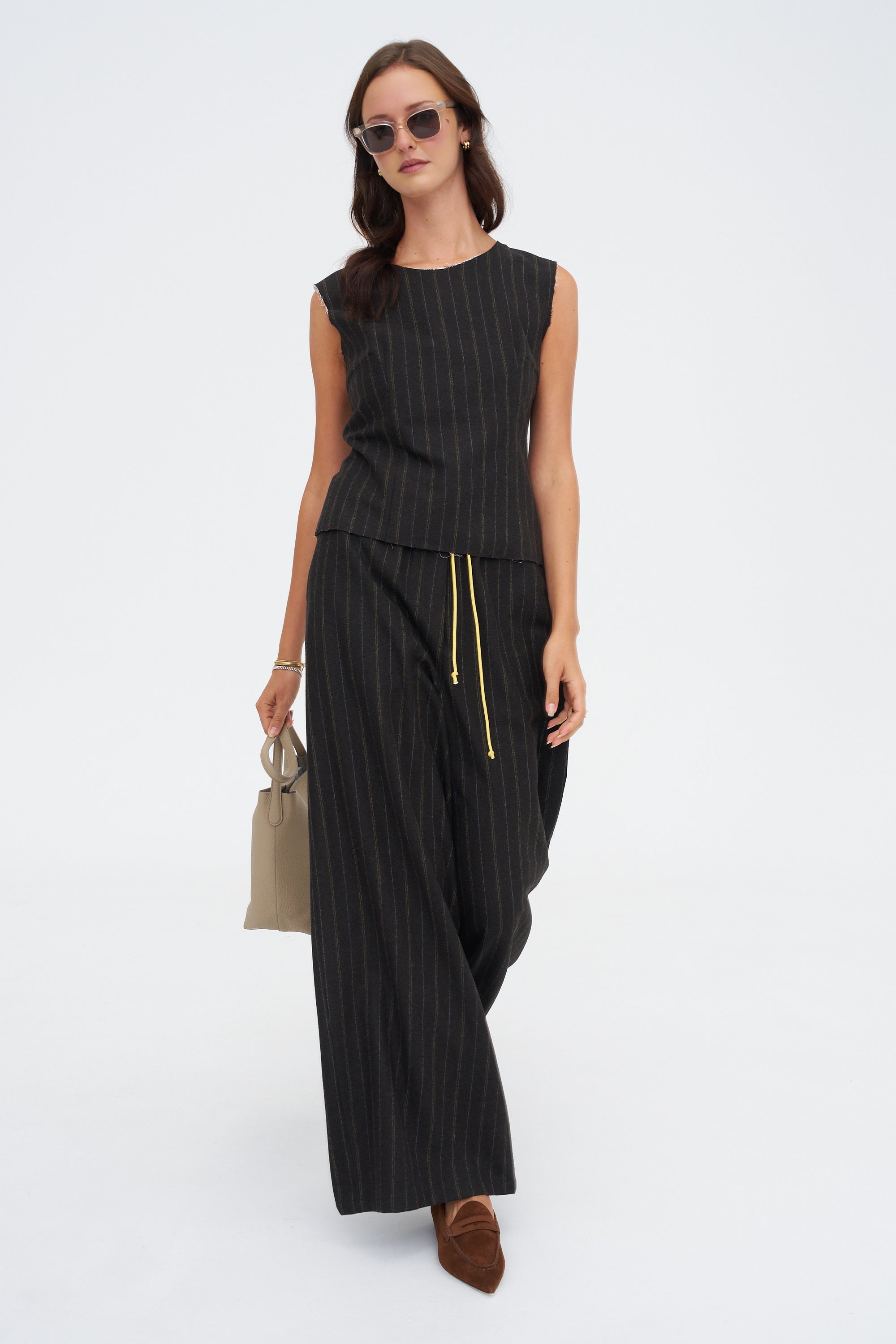 Little Top, Brown &amp; Stripe