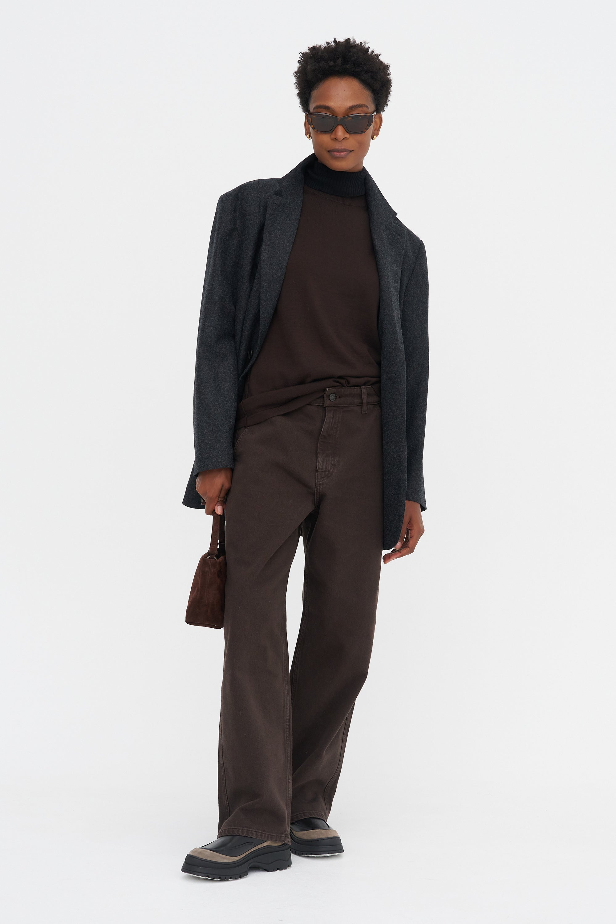 Denim Pants, Chocolate