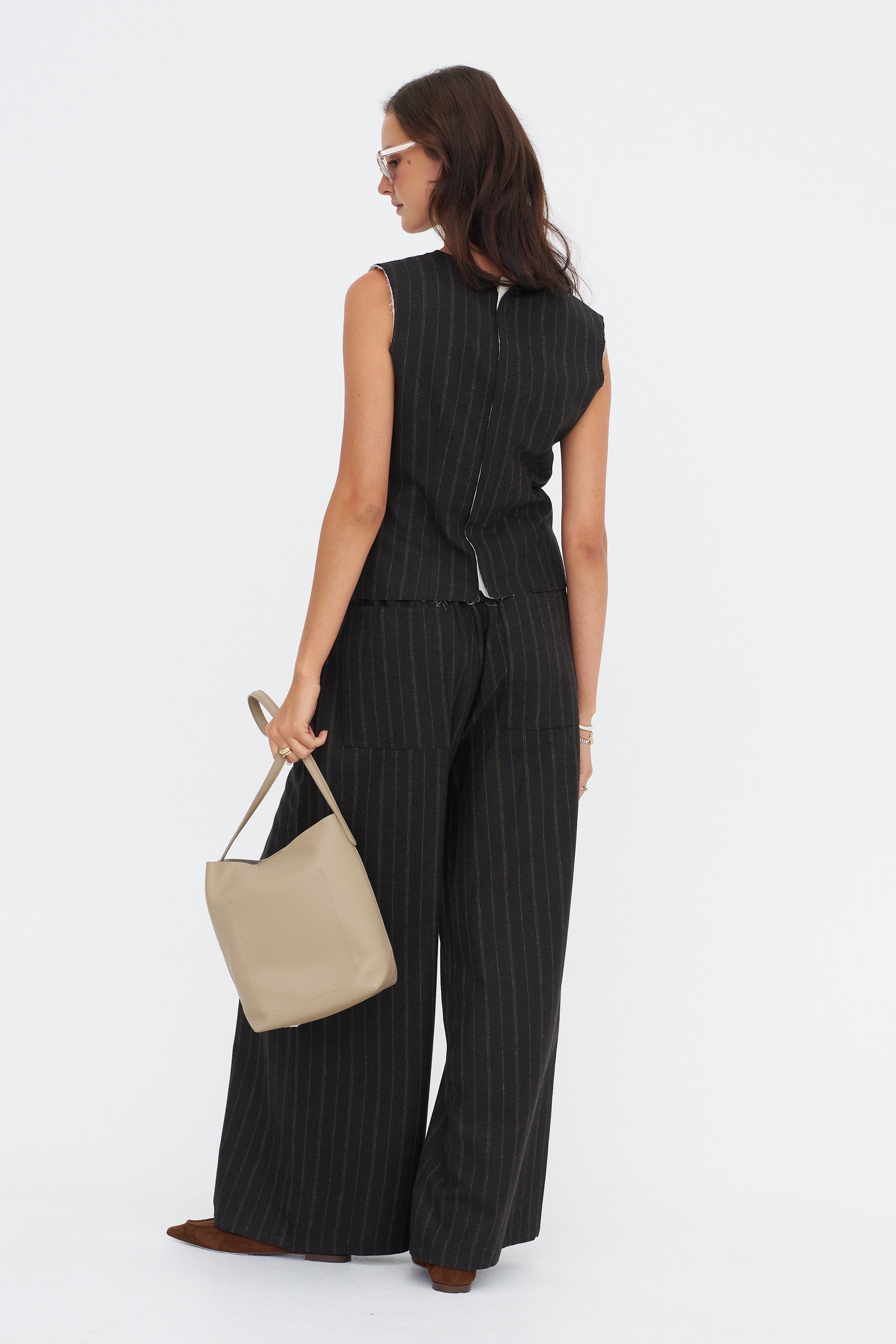 Little Top, Brown &amp; Stripe
