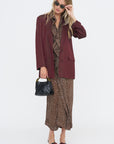 Polkadot Dress, Brown