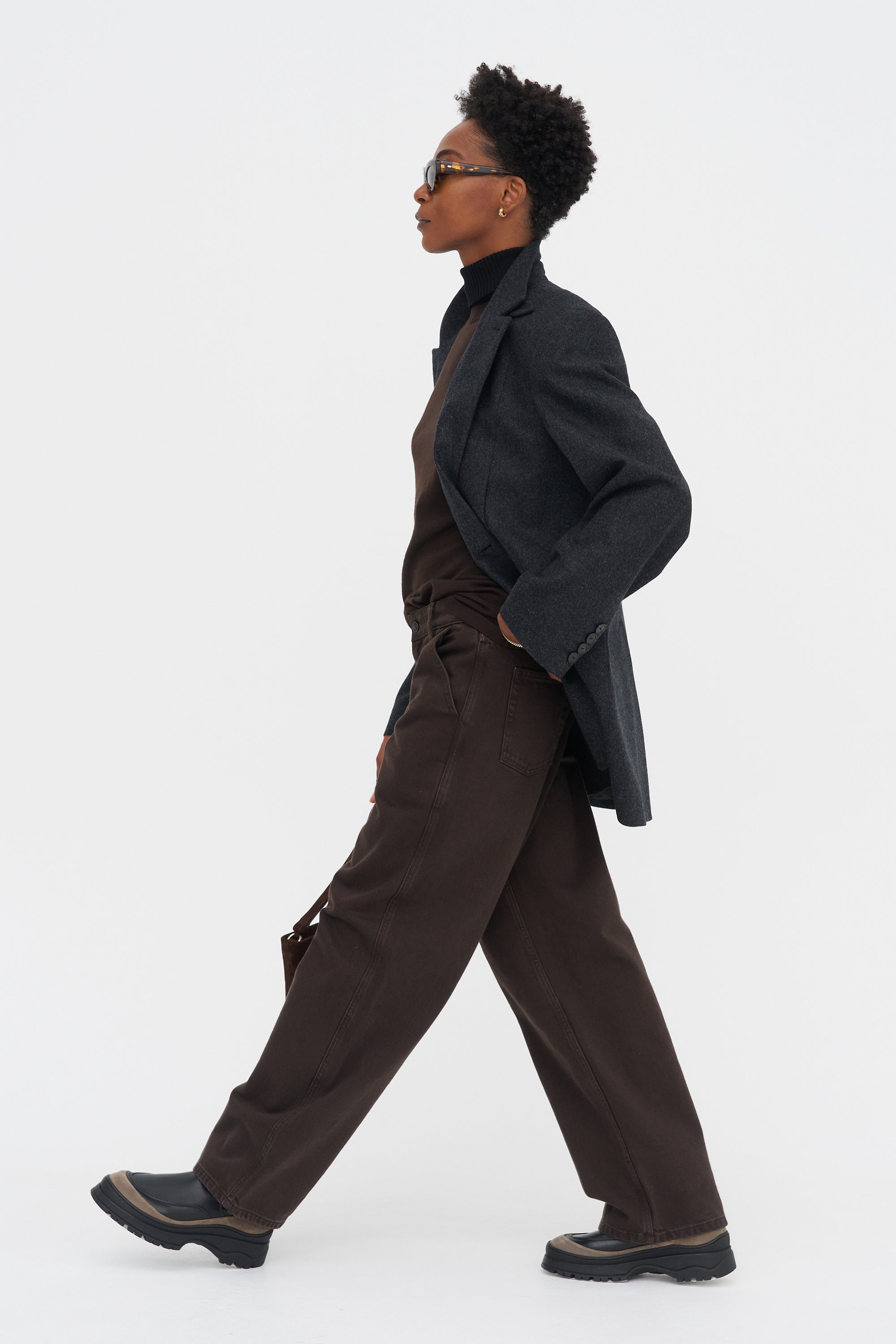 Denim Pants, Chocolate