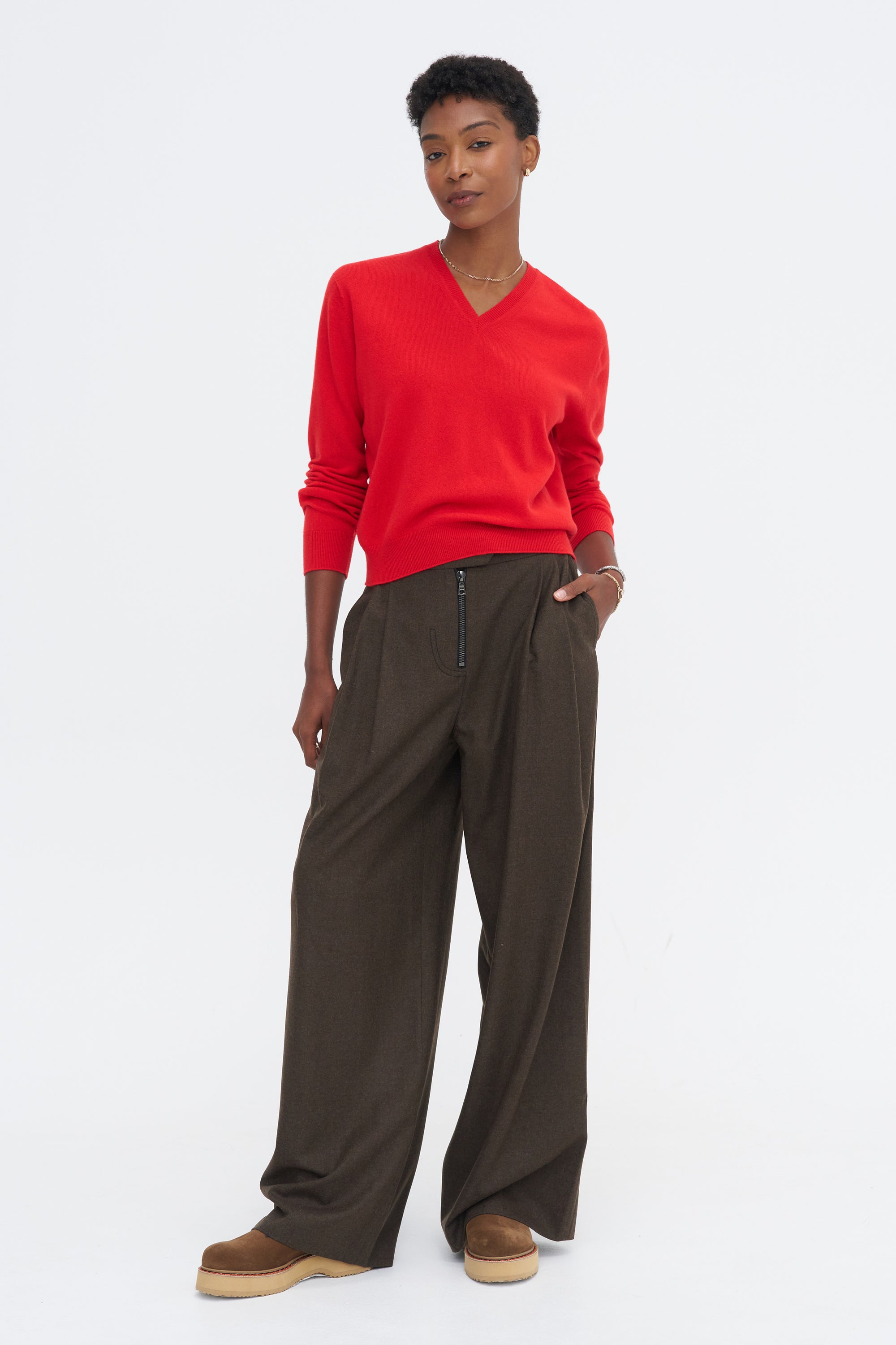The Sanderson Sweater, Red