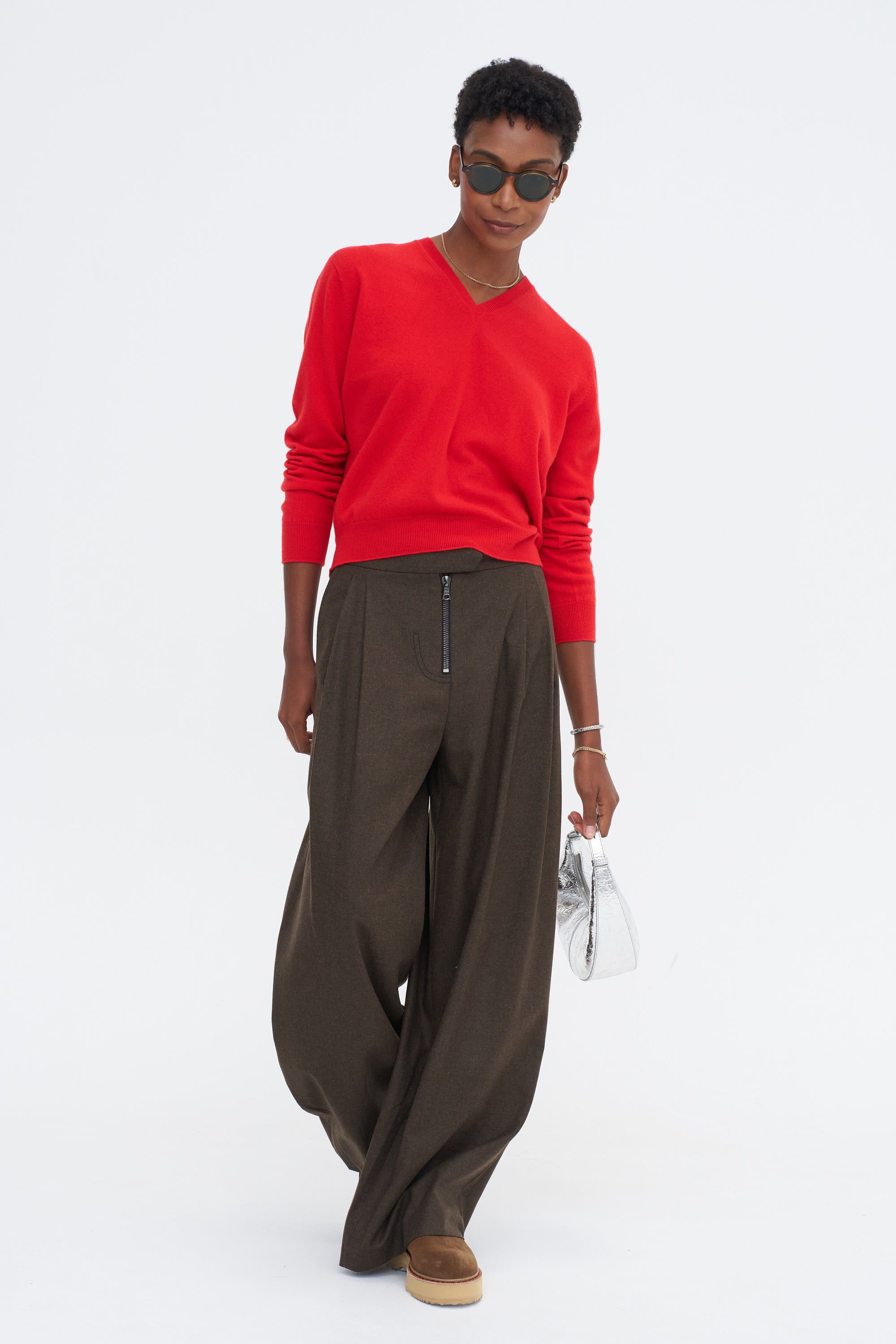 The Sanderson Sweater, Red