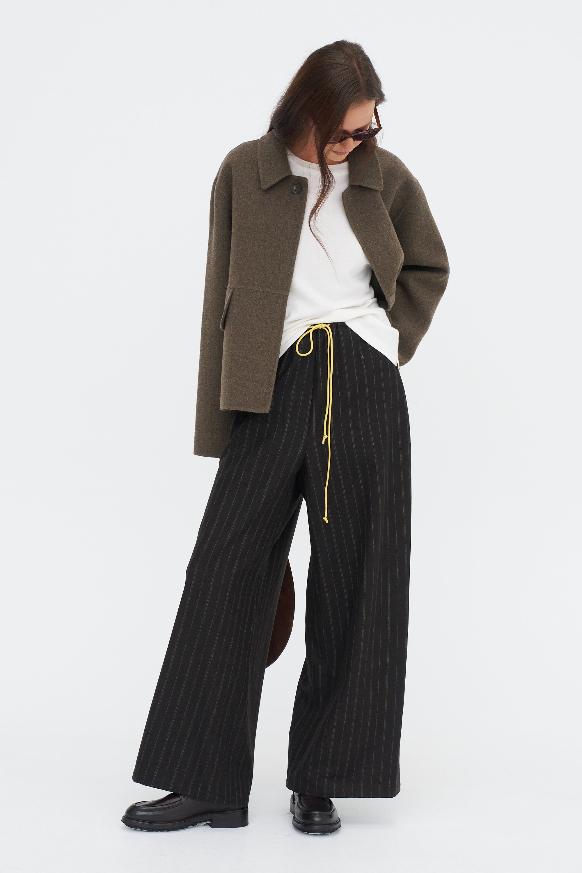 Grasse Pants, Brown &amp; Stripe