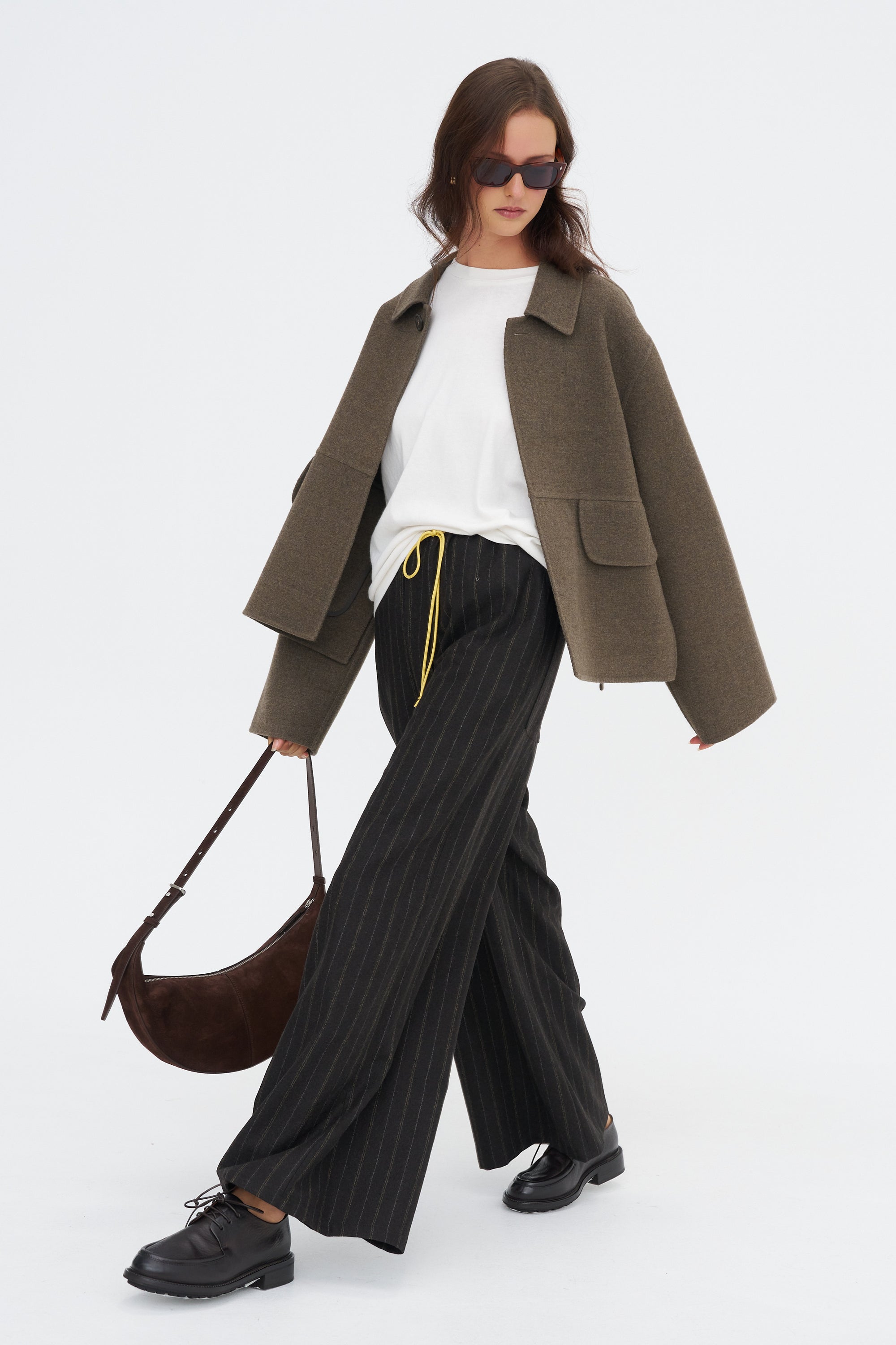 Grasse Pants, Brown &amp; Stripe