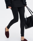 Suede And Shearling Slippers, Bordeaux