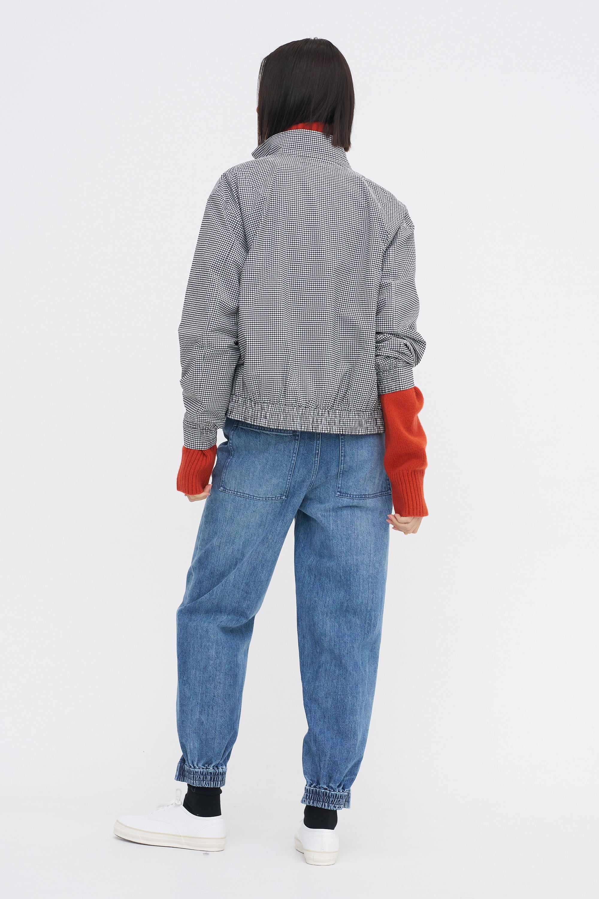 Zippered Denim Jogger - Regular, Classic Blue