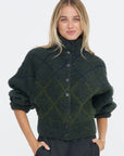 Plaid Sweater, Navy