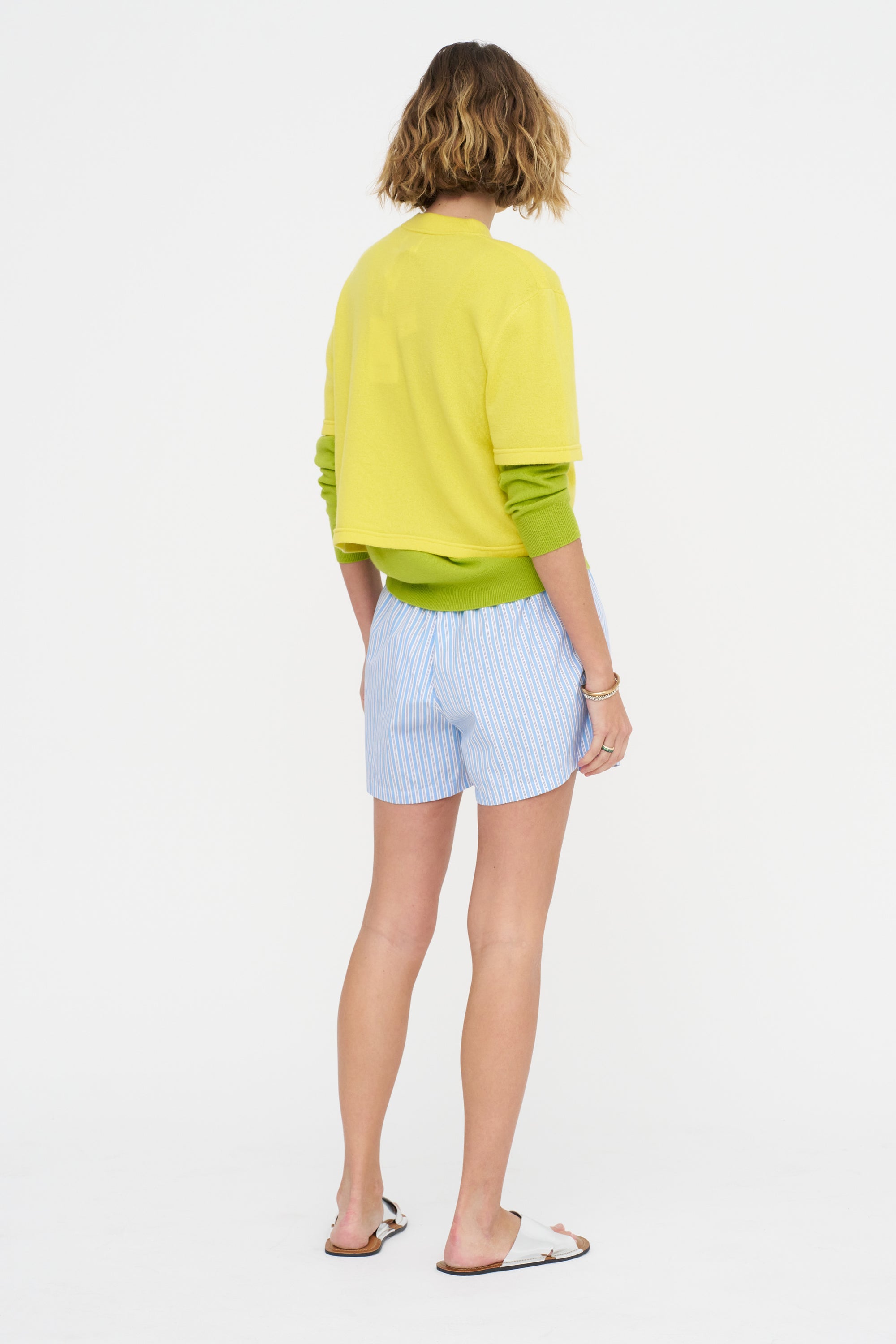 Trouser Shorts, Stripe