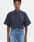 The Nessa T-Shirt, Faded Charcoal