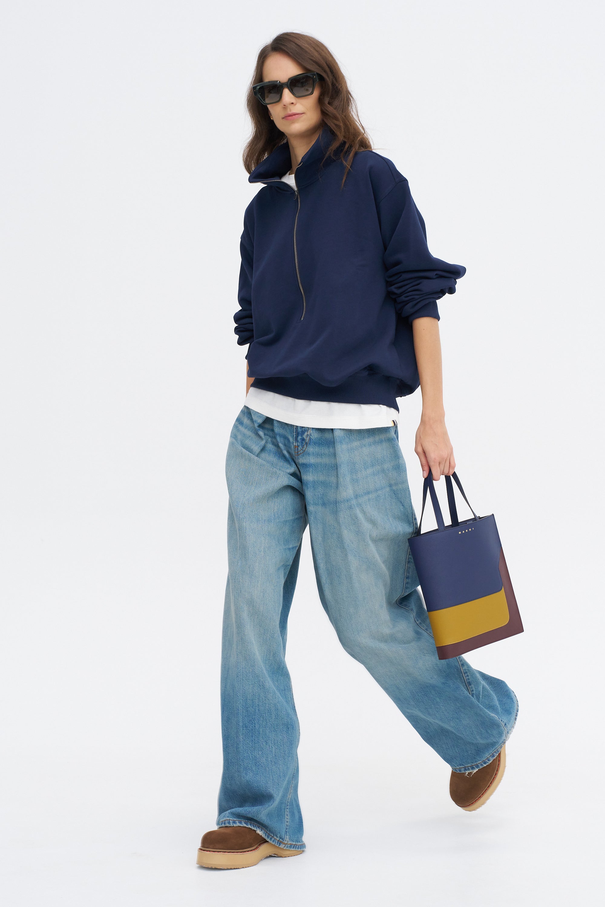 Tintoretto Jfle - Cotton Fleece Zip Sweatshirt