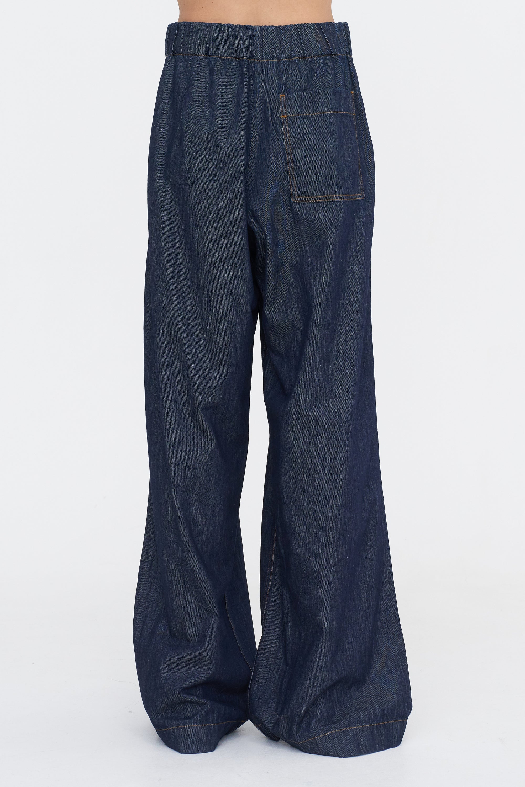 Denim Wide Leg, Indigo