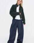 Denim Wide Leg, Indigo