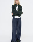 Denim Wide Leg, Indigo