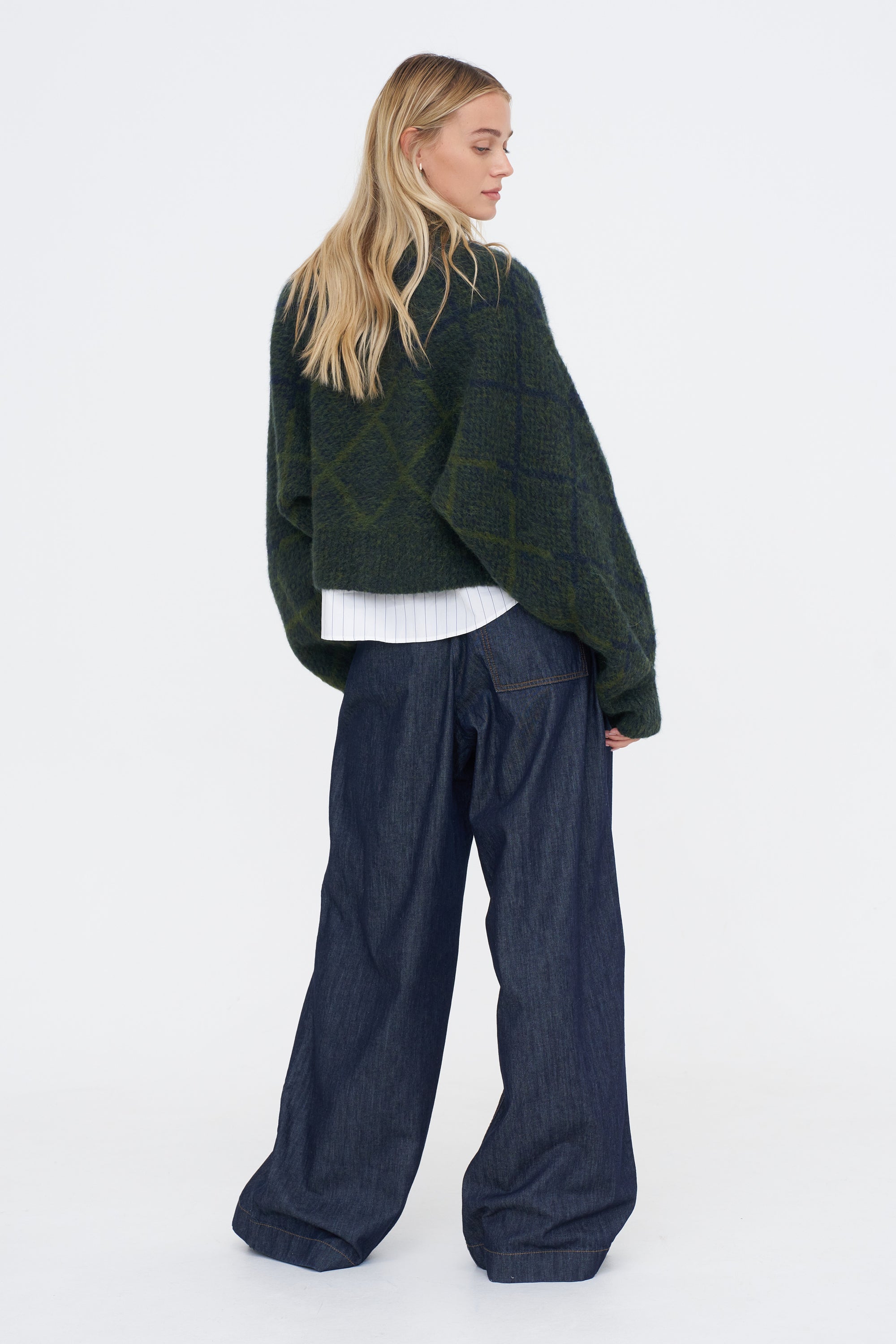 Denim Wide Leg, Indigo